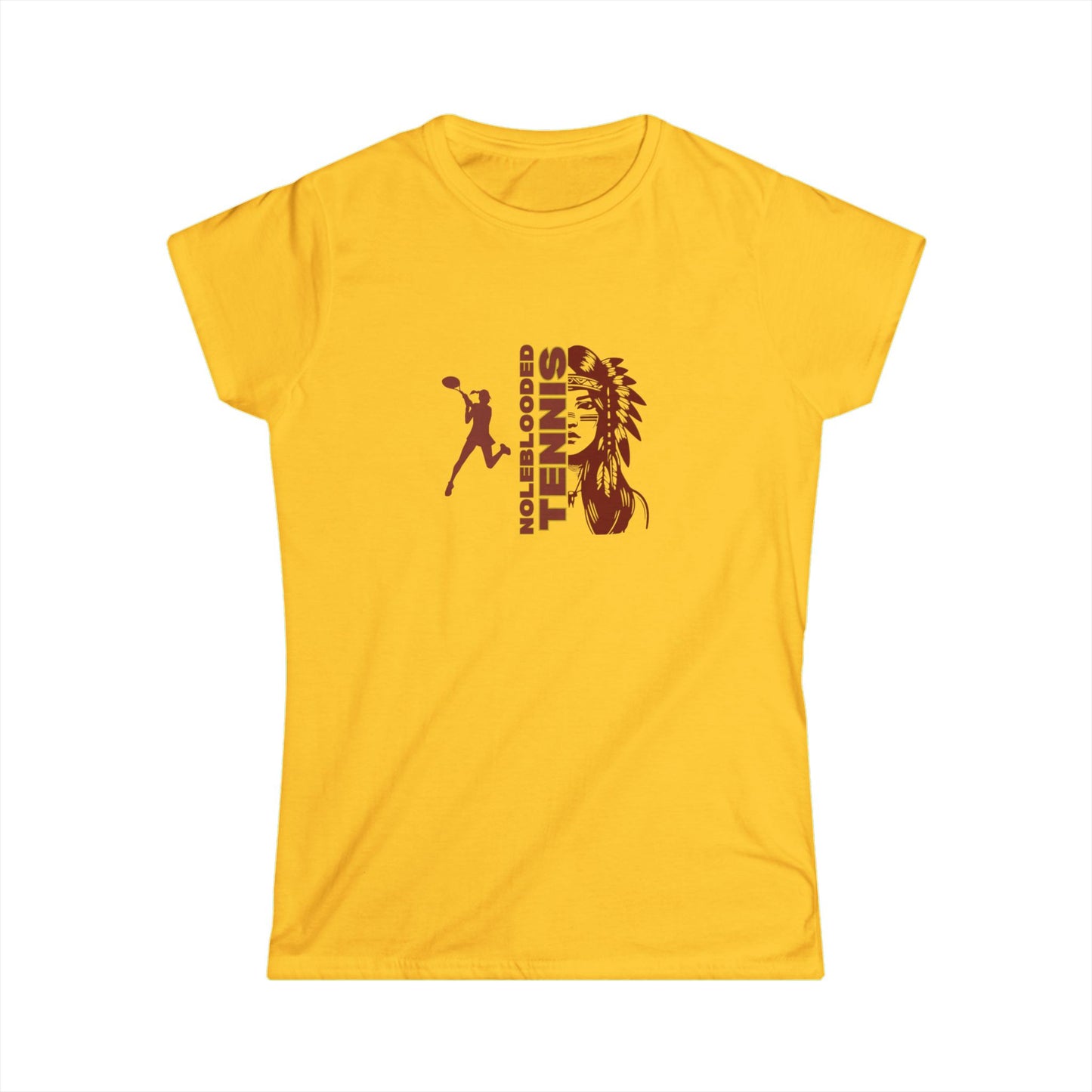 Women's Tennis Tribe Softstyle Tee - Playful Sports Graphic Shirt