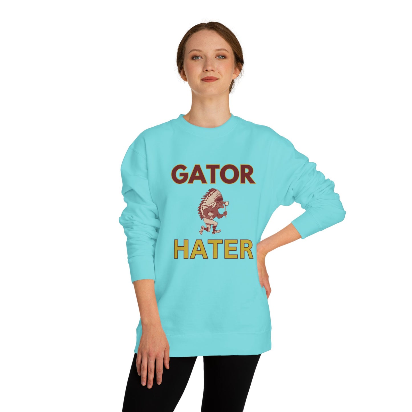 Roll Tribe - "GATOR HATER"  Unisex Crew Neck Sweatshirt