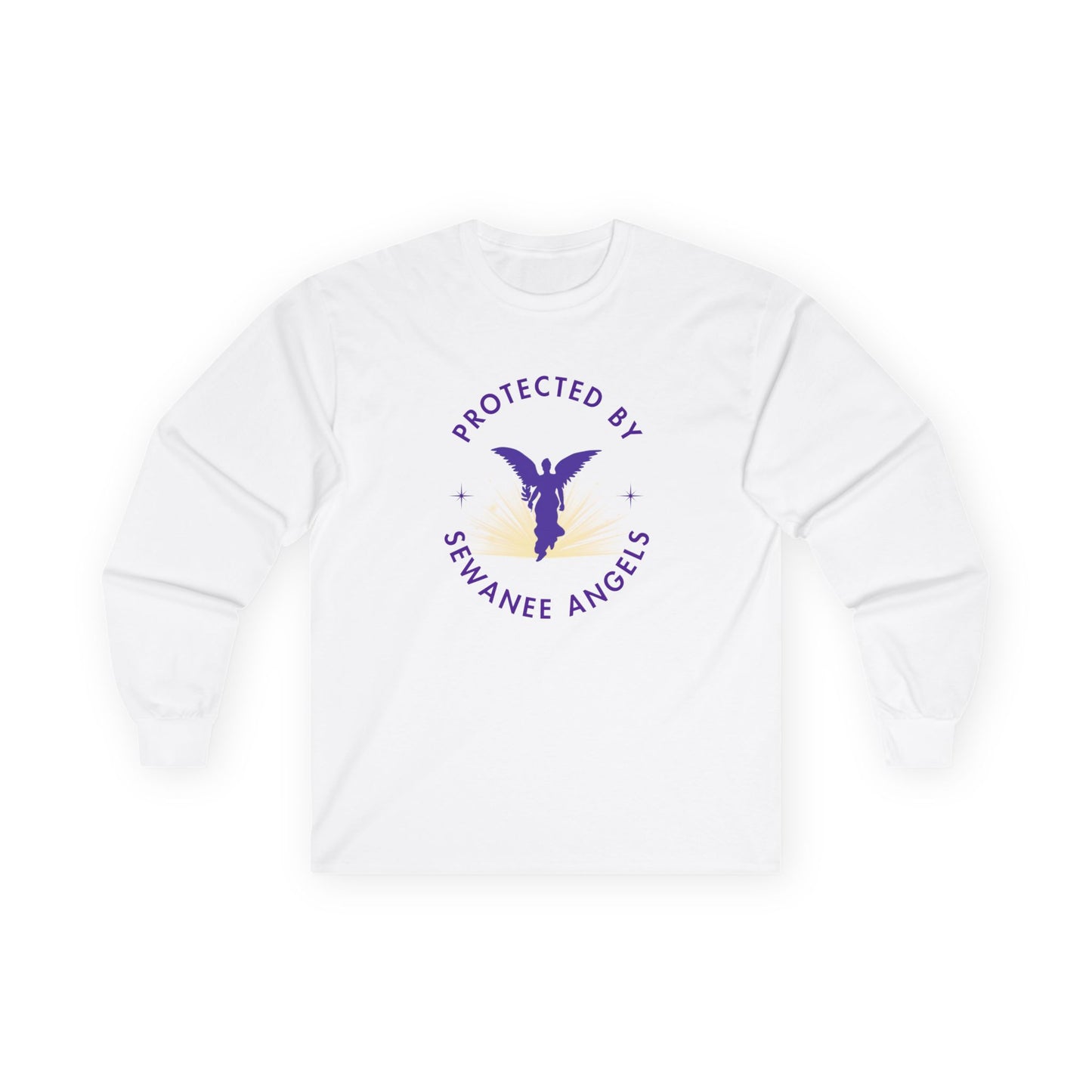 "Protected by Sewanee Angels"  Long Sleeve Tee