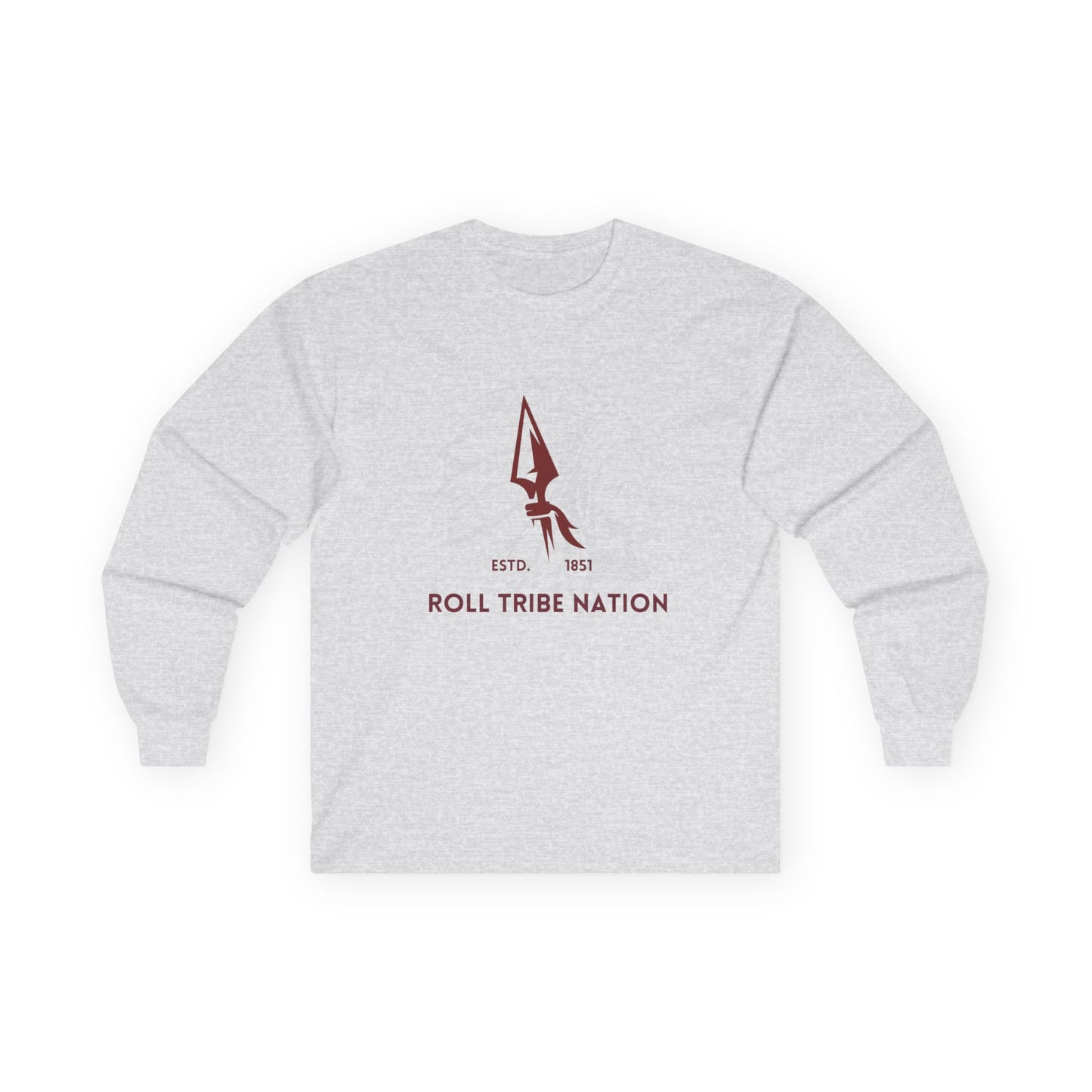 Roll Tribe Nation, Big Chief Long Sleeve Tee | Unisex Cotton Shirt