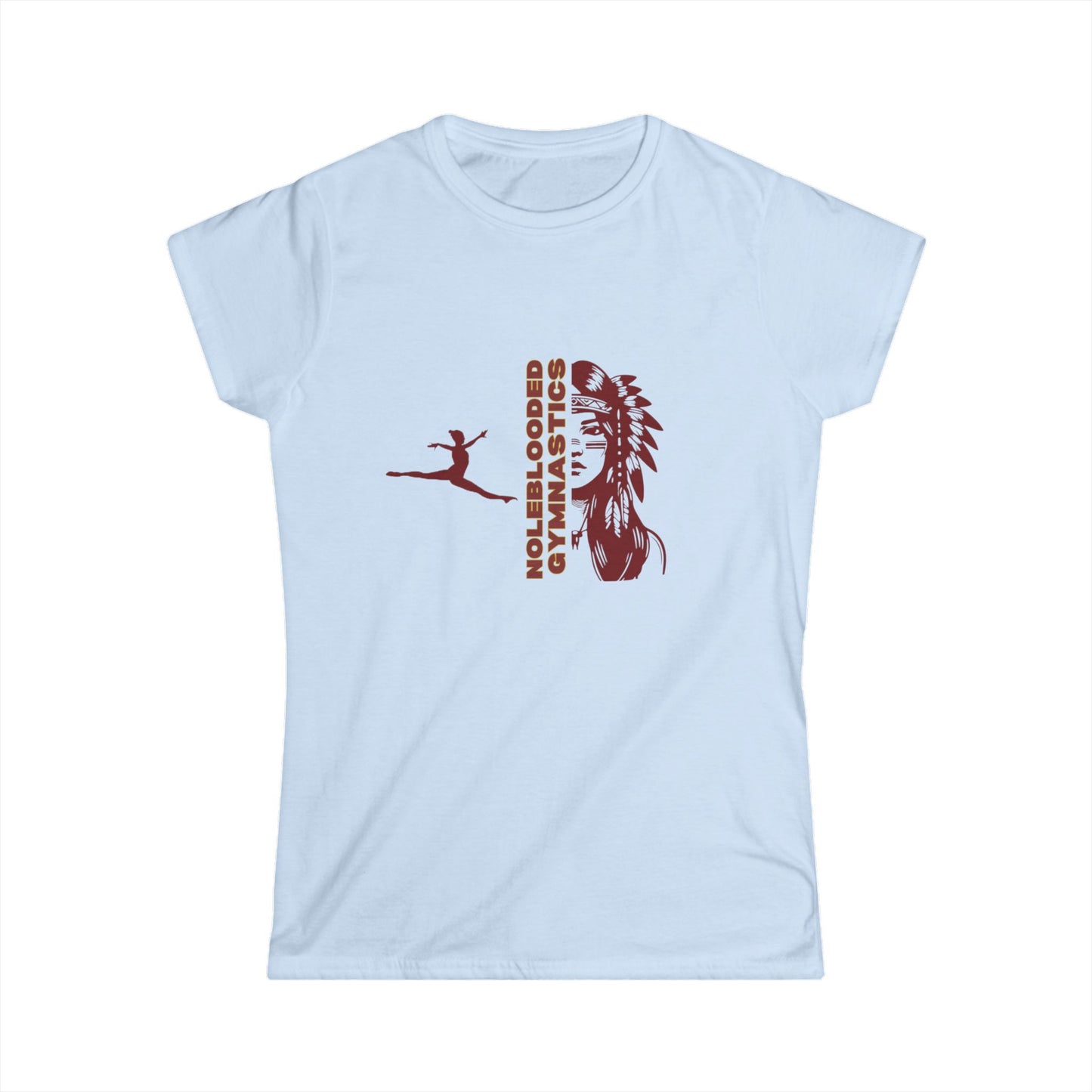 Noleblooded Athletics - Ladies Gymnastics Women's Softstyle Tee
