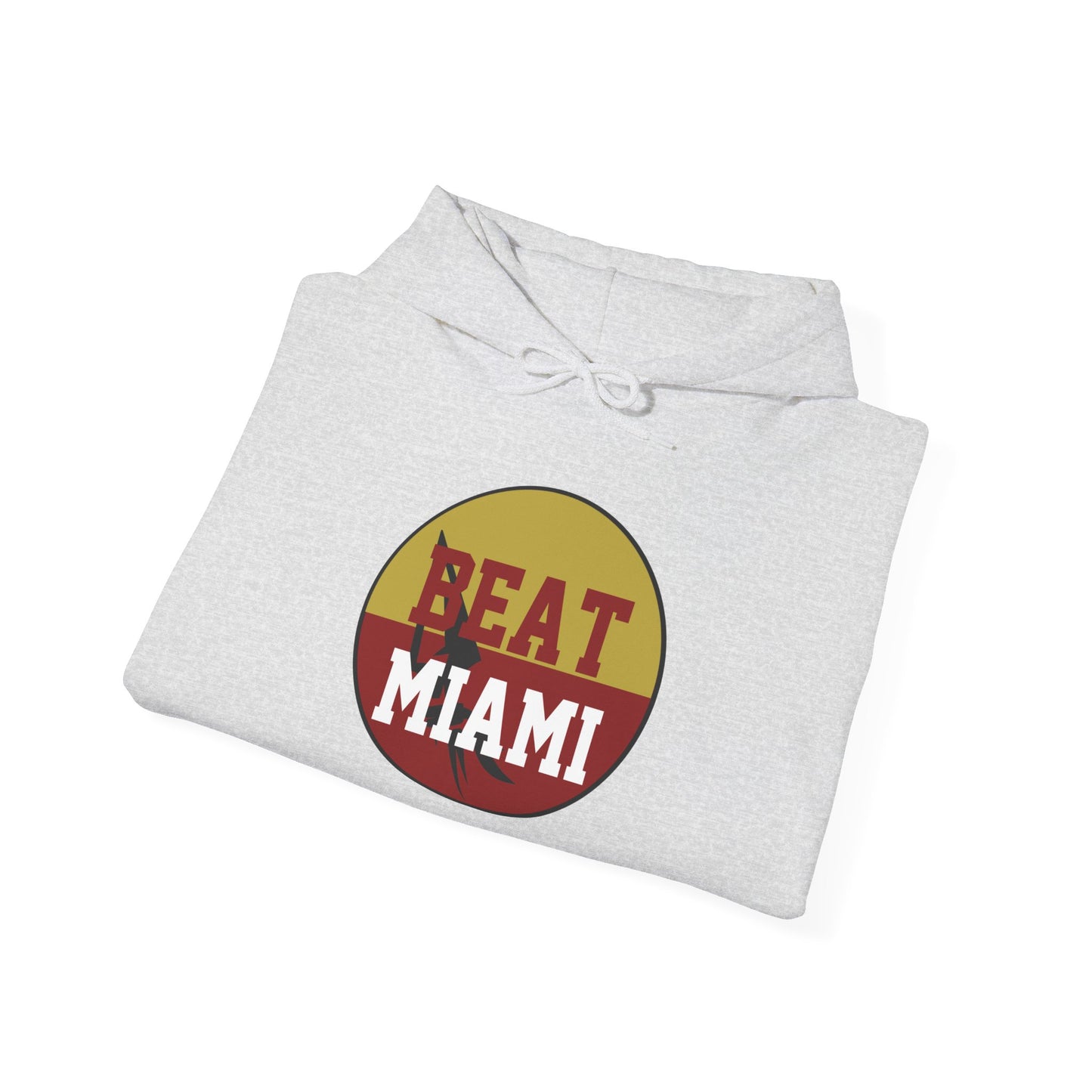 Gameday - "BEAT MIAMI" Button Unisex Heavy Blend Hoodie
