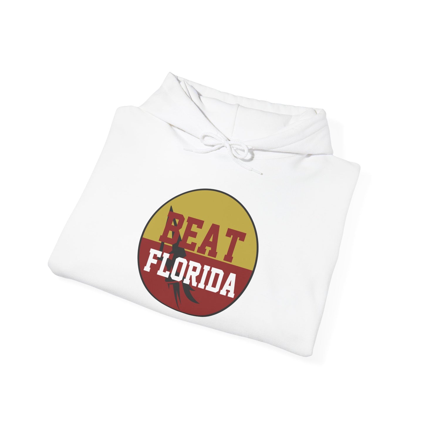 Gameday - "BEAT FLORIDA Button" Unisex Heavy Blend™ Hooded Sweatshirt
