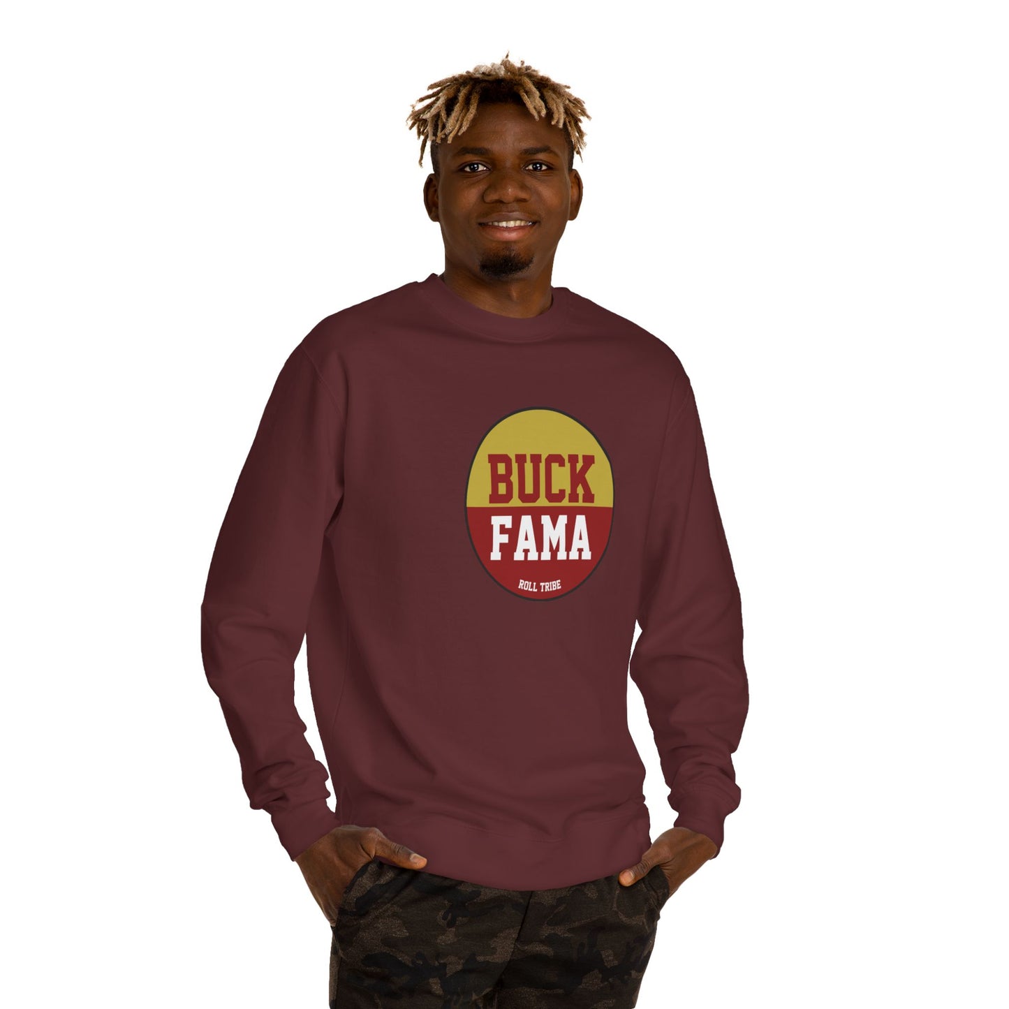 Gameday - "BUCK FAMA" Button Unisex Cozy & Trendy Sweatshirt