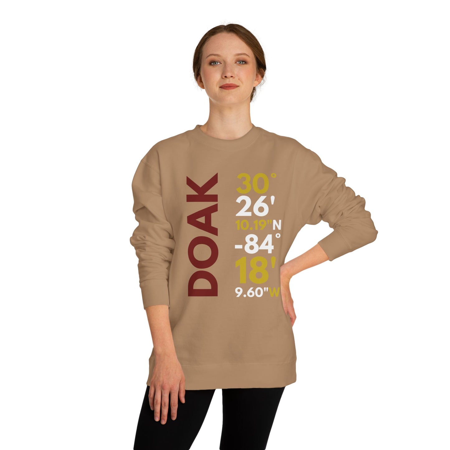 Gameday - "DOAK Coordinates" Unisex Crew Neck Sweatshirt