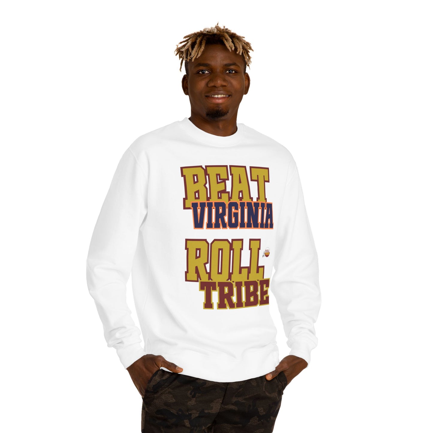 Roll Tribe "Beat Virginia" Unisex Crew Neck Sweatshirt