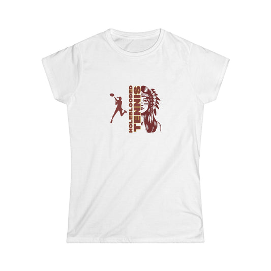 Women's Tennis Tribe Softstyle Tee - Playful Sports Graphic Shirt