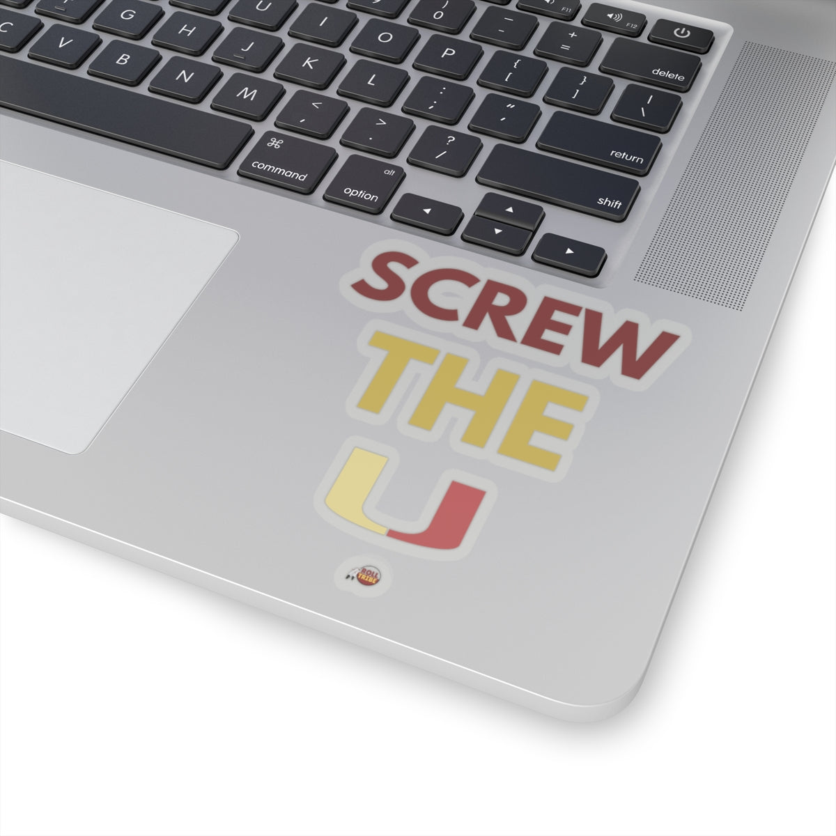 Funny Kiss-Cut Stickers - 'Screw The U' for Students and Graduates