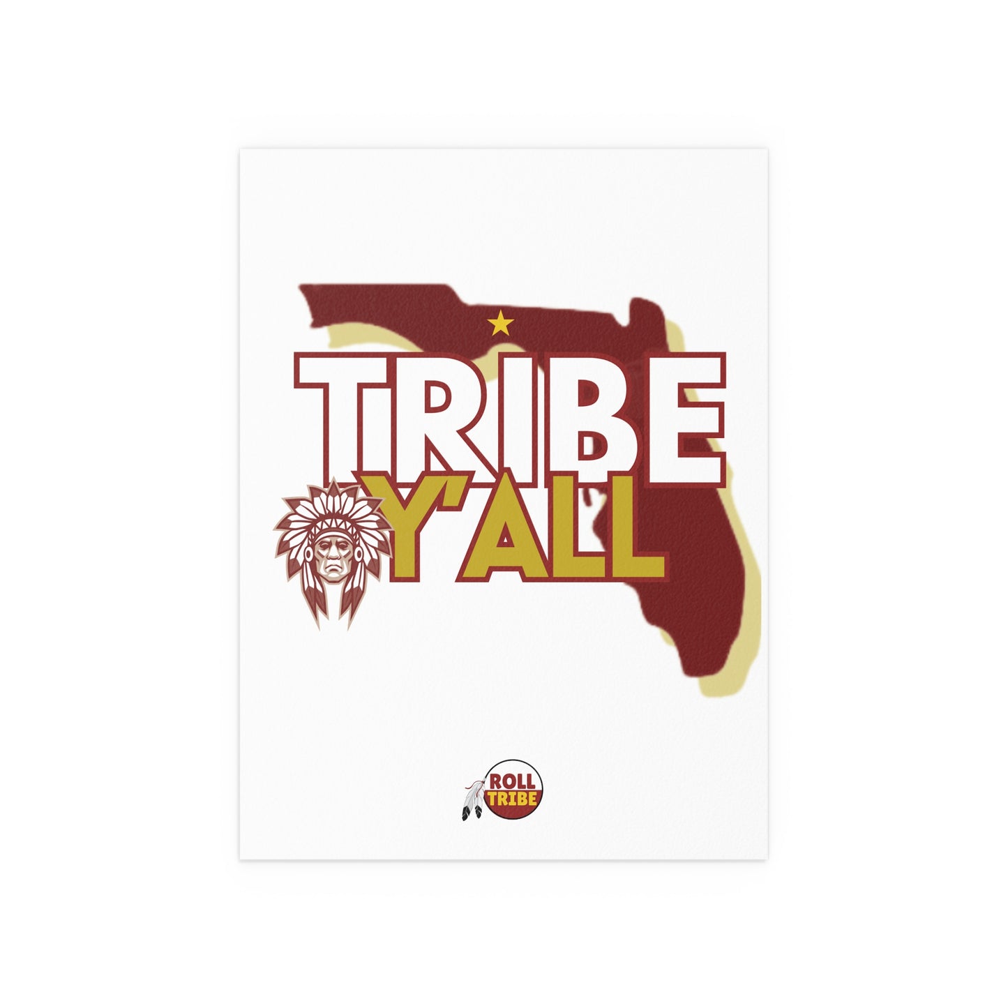 Tribal Traditions "Tribe Y'all" Silk Poster
