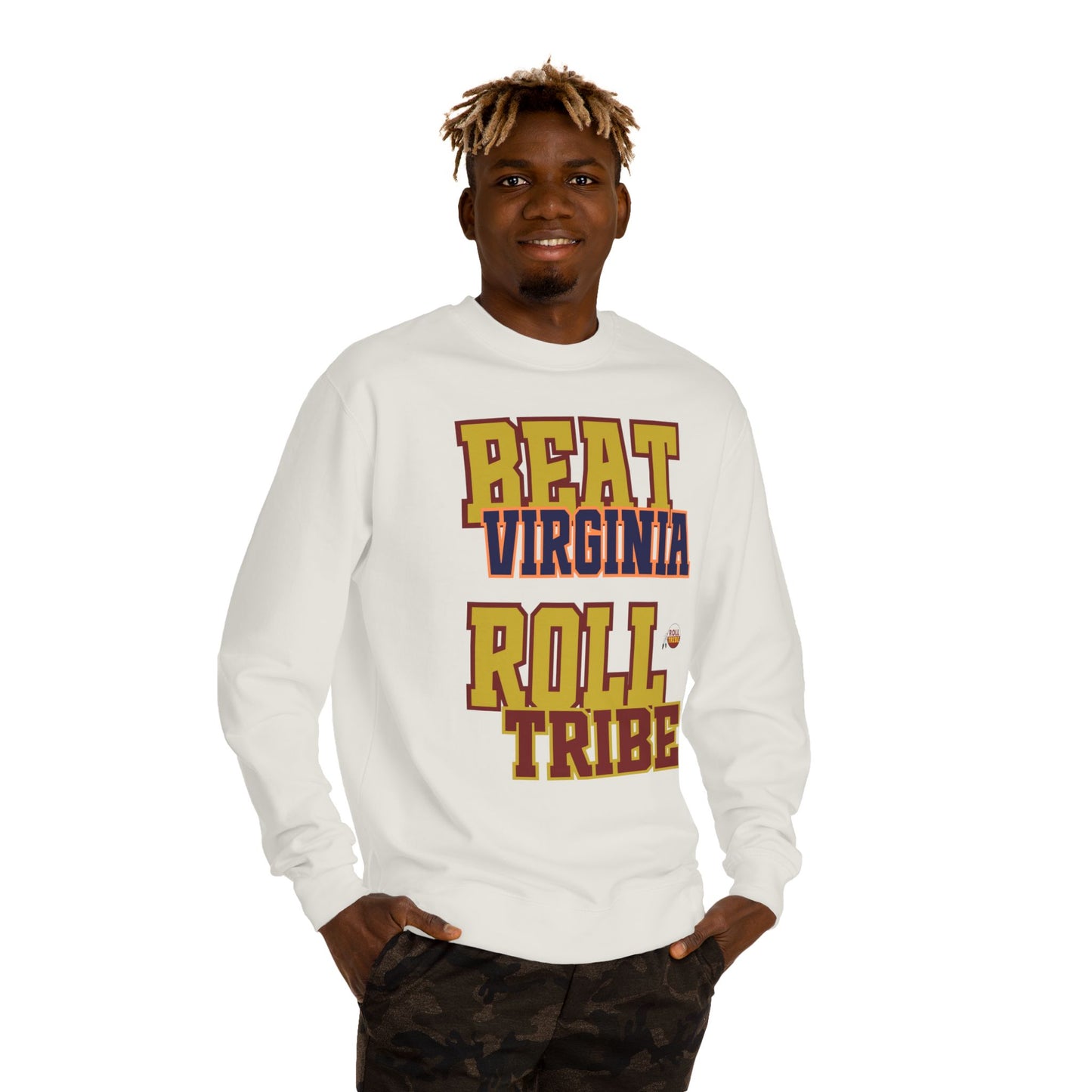 Roll Tribe "Beat Virginia" Unisex Crew Neck Sweatshirt