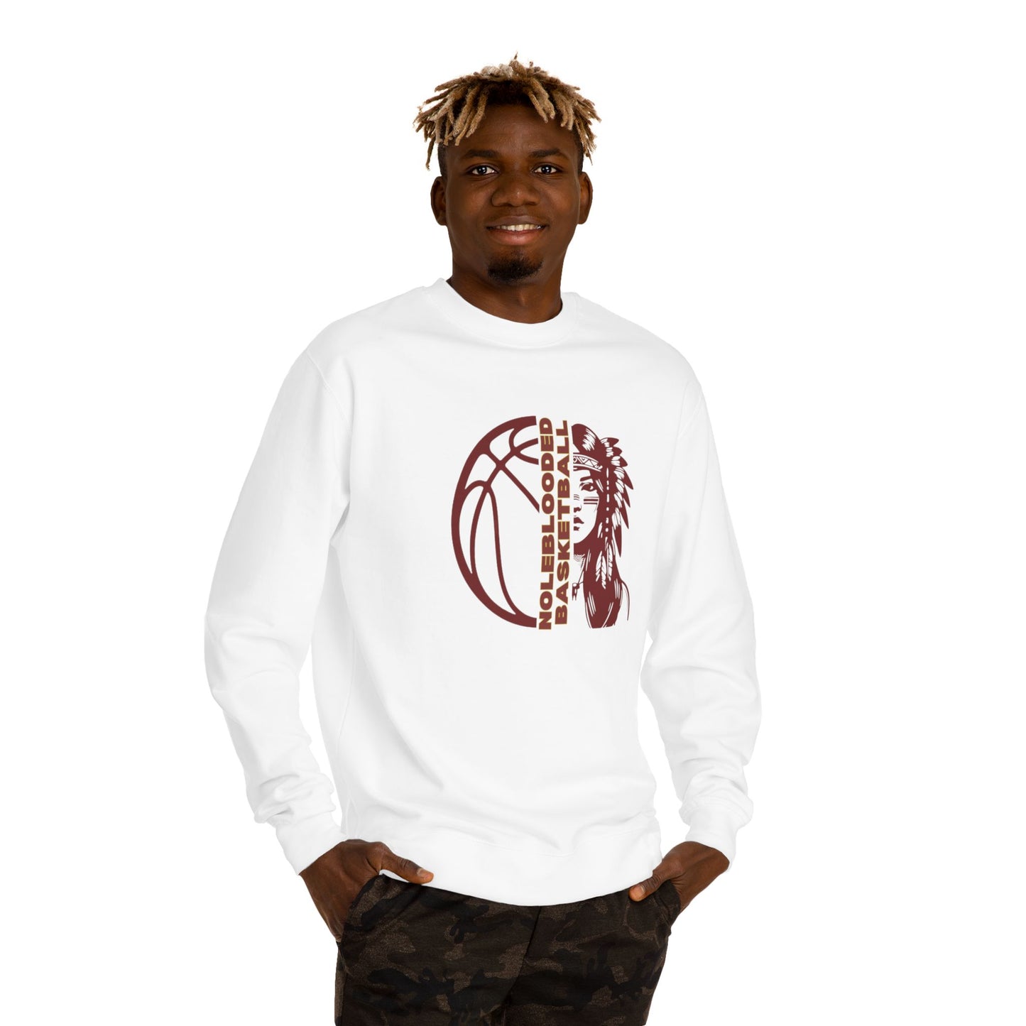 Noleblooded Athletics - Ladies Basketball Unisex Double-Sided, Sweatshirt