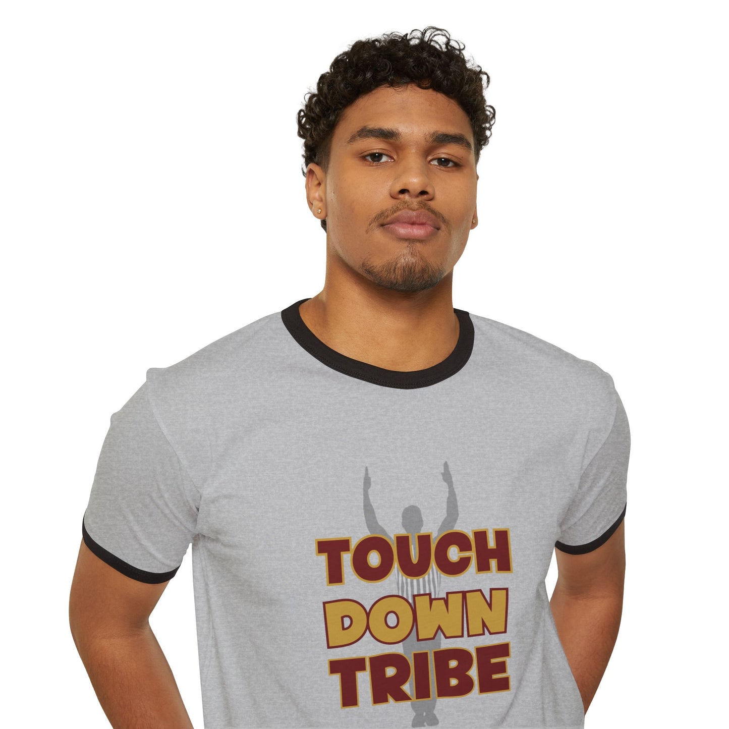 Gameday - "Touch Down Tribe" Unisex Cotton Ringer T-Shirt