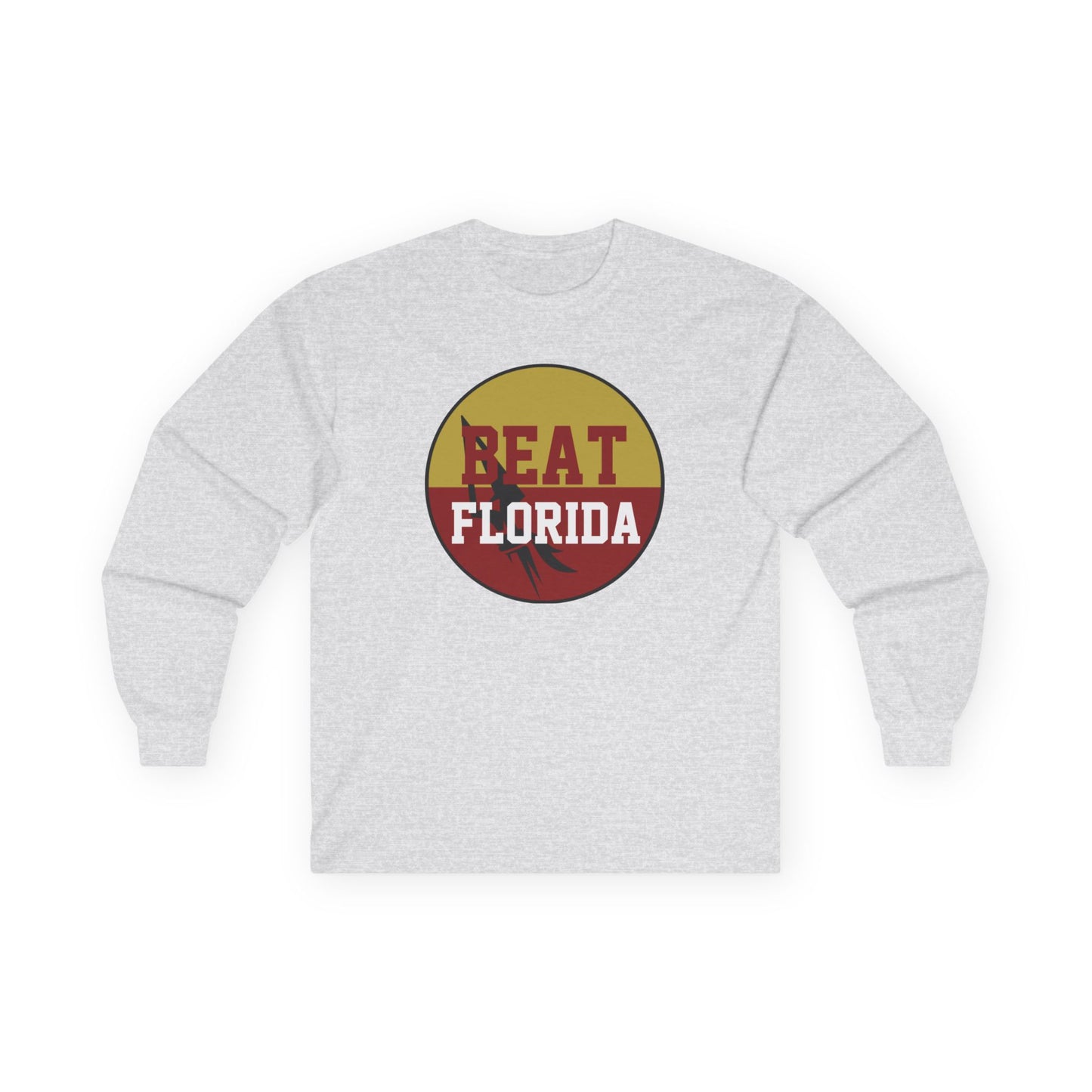 Gameday - "BEAT FLORIDA Button" Long Sleeve Tee