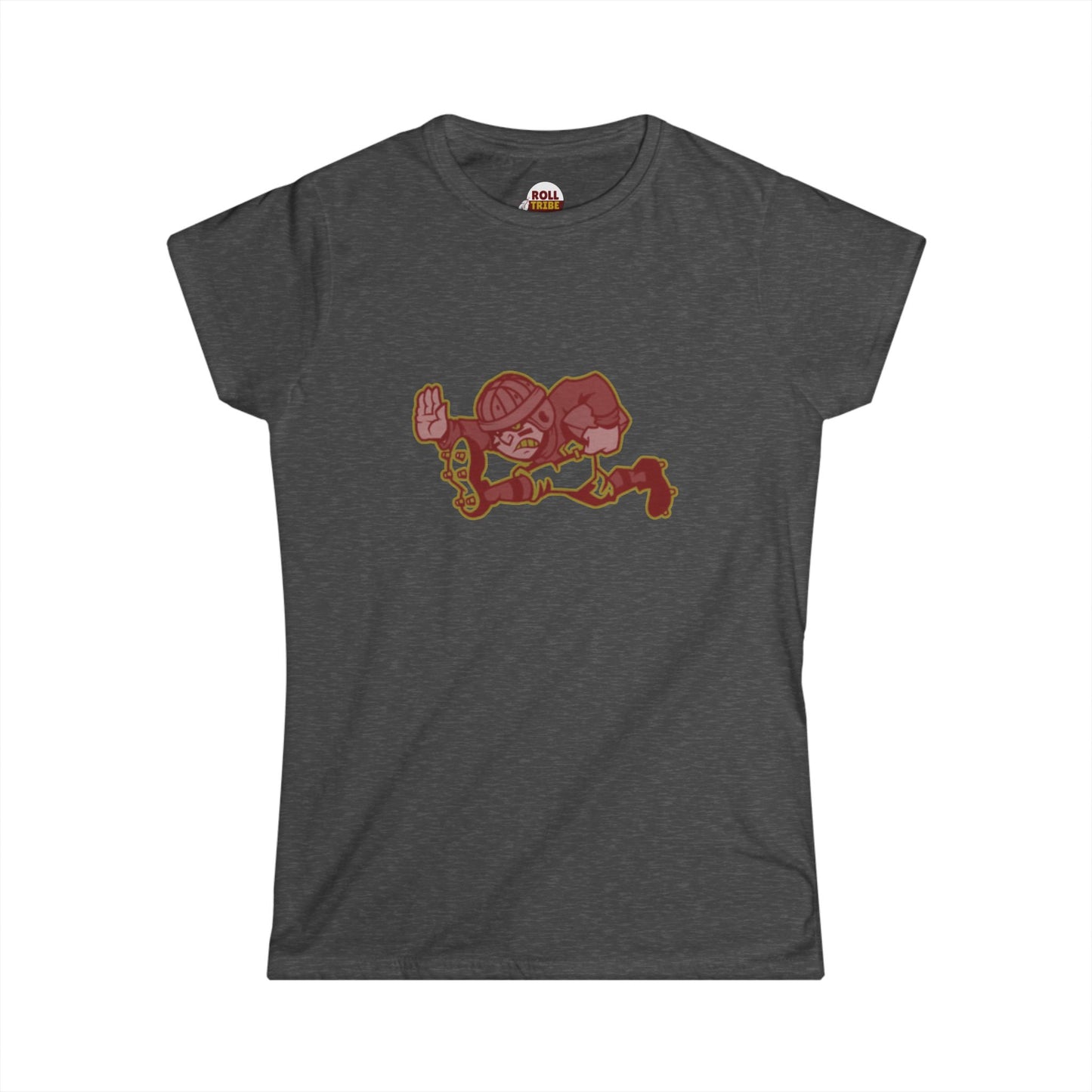 Roll Tribe - "Old Skewl Football" Women's Softstyle Tee