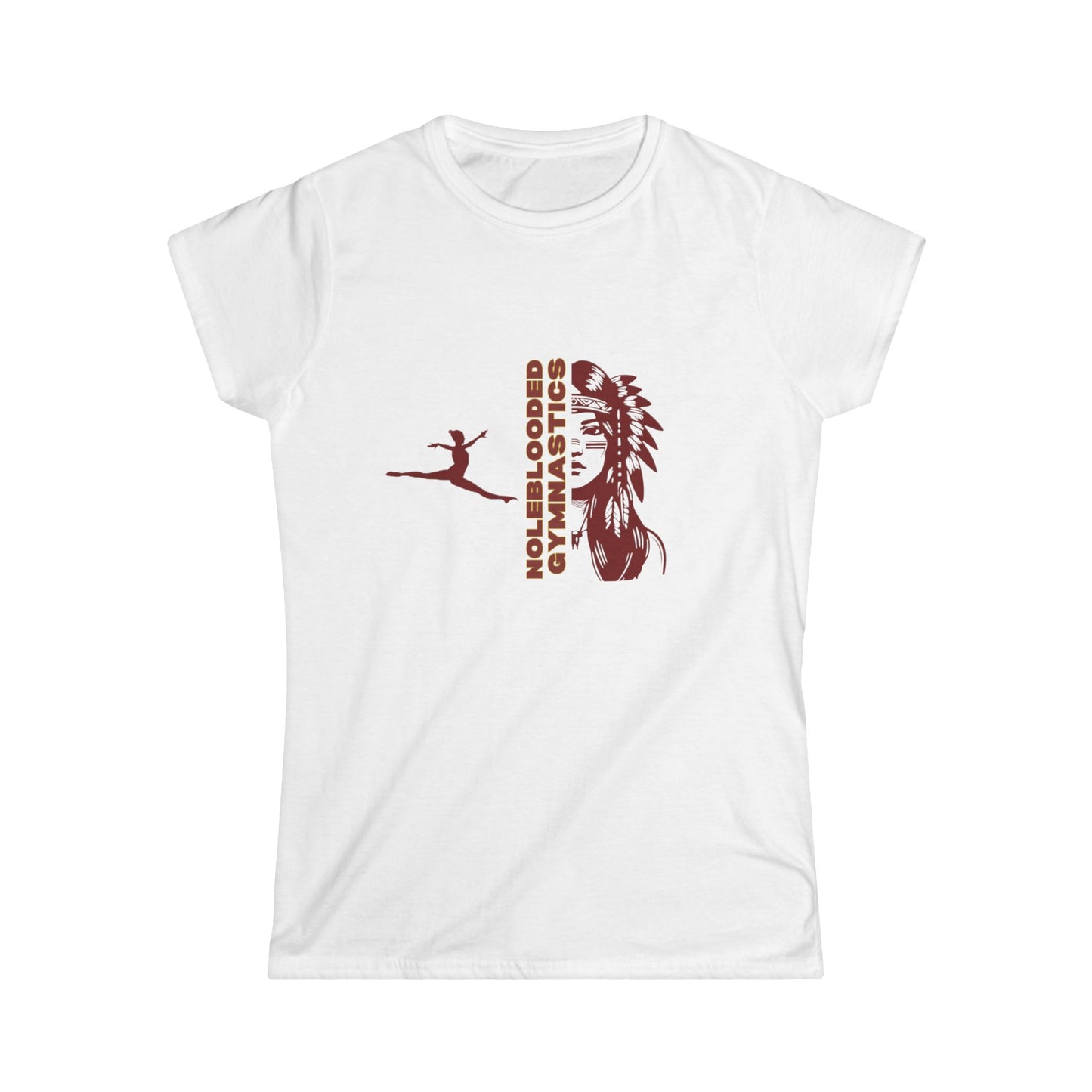 Noleblooded Athletics - Ladies Gymnastics Women's Softstyle Tee