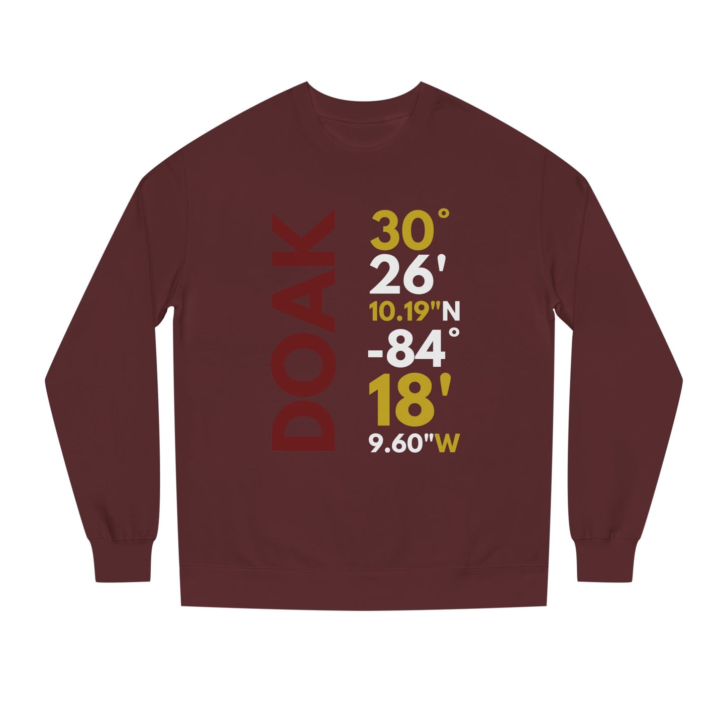 Gameday - "DOAK Coordinates" Unisex Crew Neck Sweatshirt