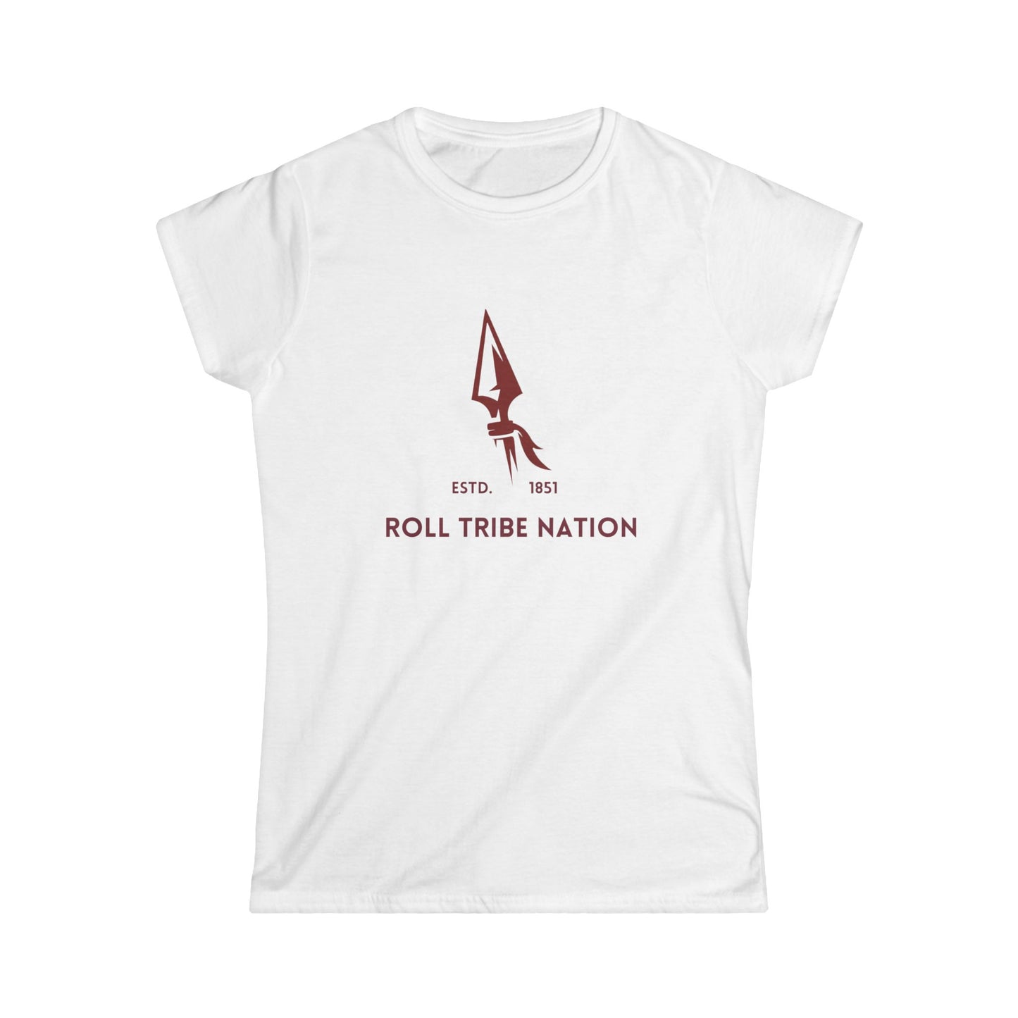 Roll Tribe Nation, Big Chief Women's Softstyle Tee