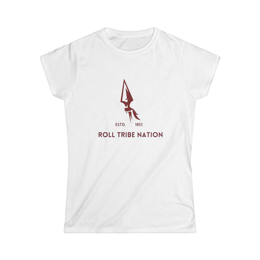 Roll Tribe Nation, Big Chief Women's Softstyle Tee