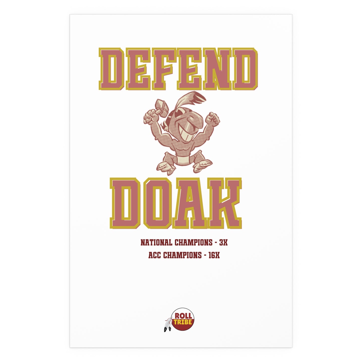 Gameday - "DEFEND DOAK" Silk Dorm Room Poster