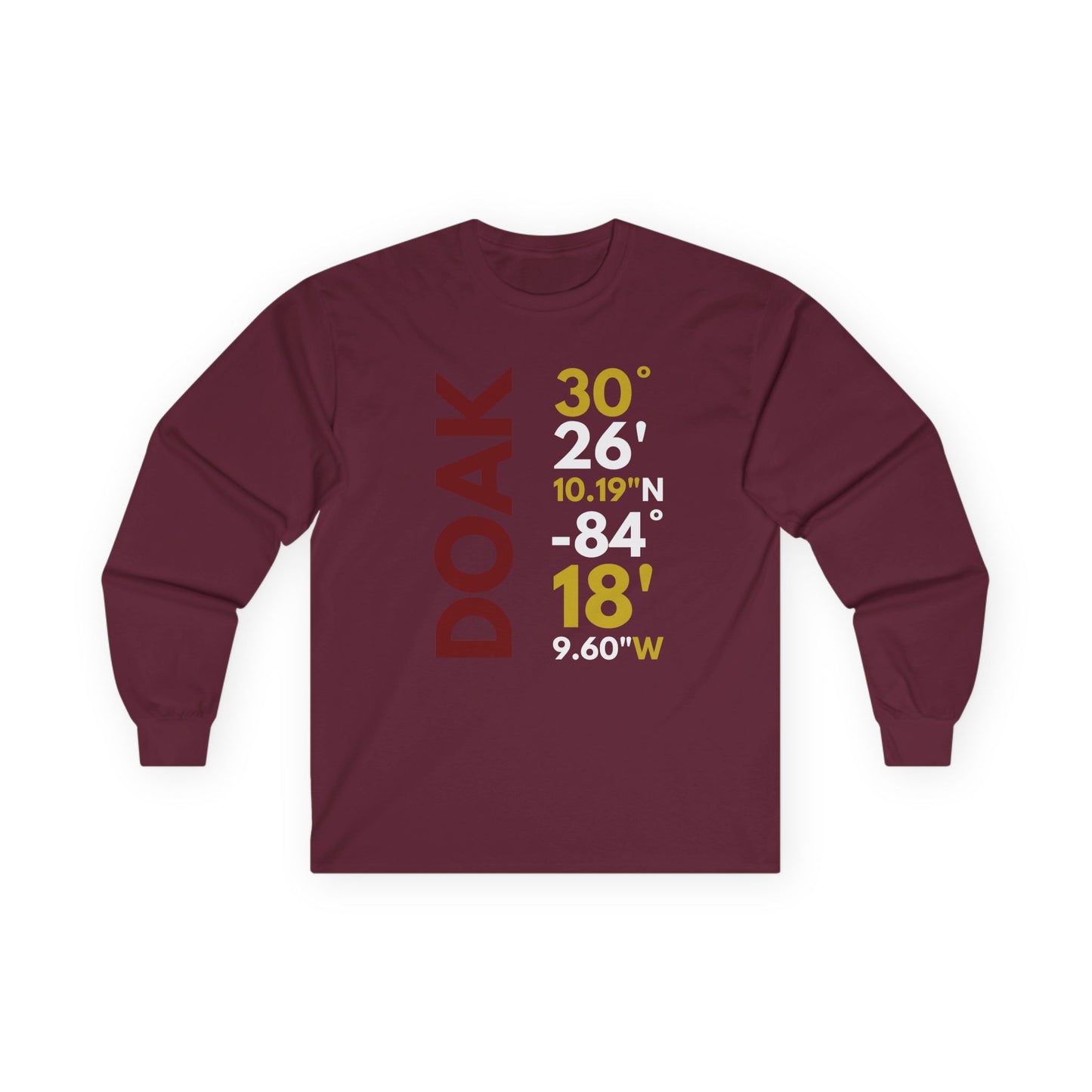 Gameday - "DOAK Coordinates" Unisex Long Sleeve Tee