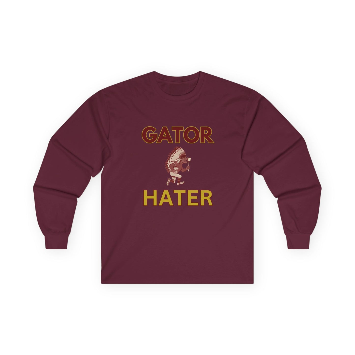 Roll Tribe - "GATOR HATER"  Unisex Long Sleeve Tee