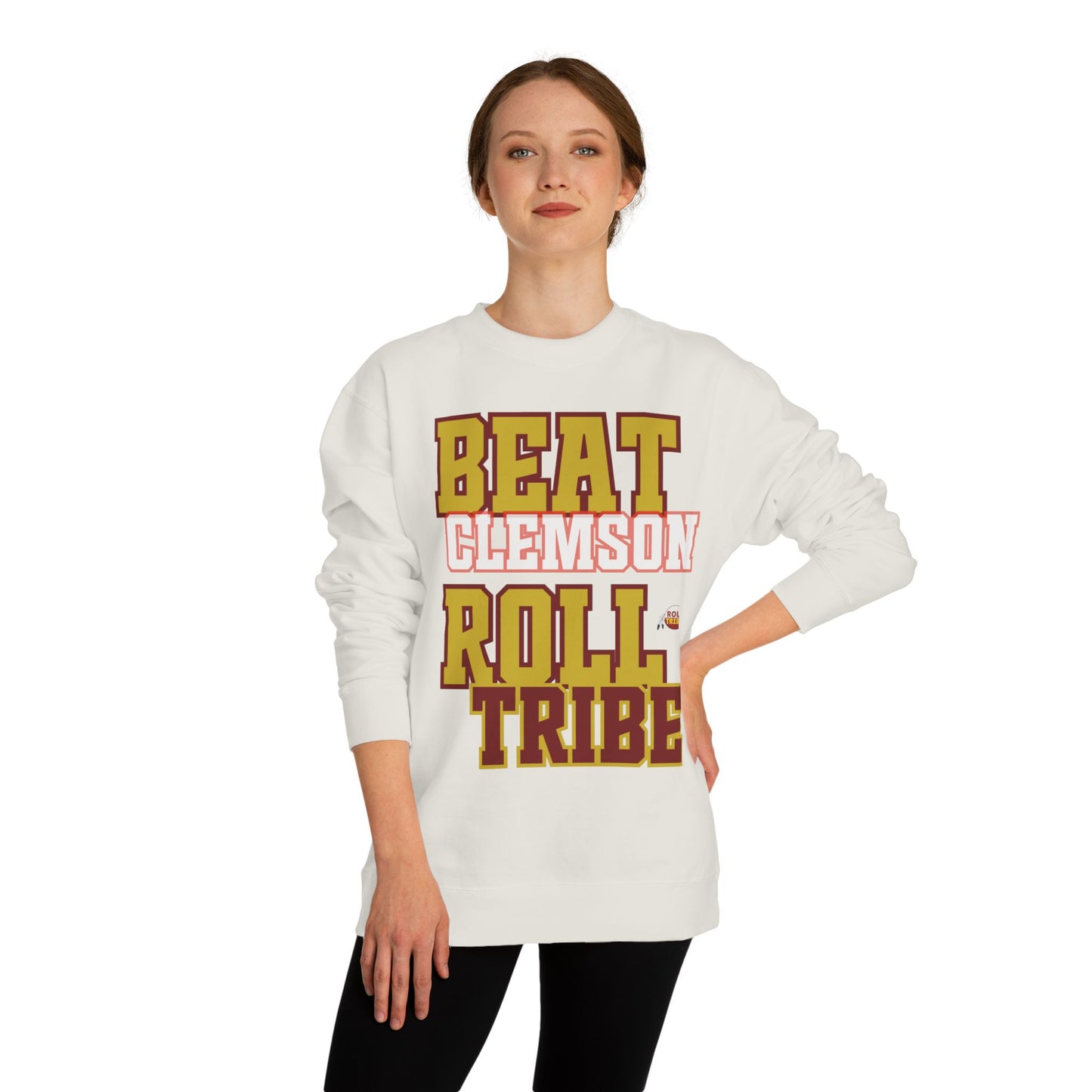 Roll Tribe "Beat Clemson" Unisex Crew Neck Sweatshirt