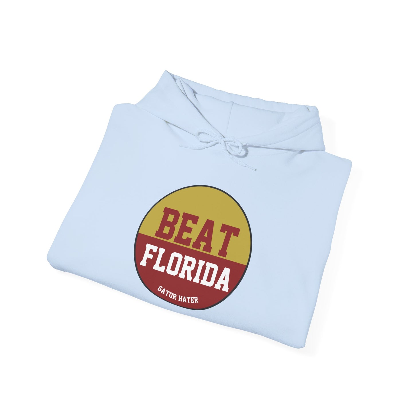 Gameday - "BEAT FLORIDA Gator Hater Button Unisex Hooded Sweatshirt