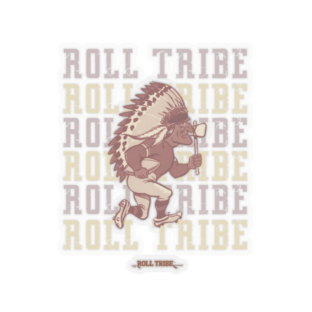 CARTOON INDIAN Kiss-Cut Stickers