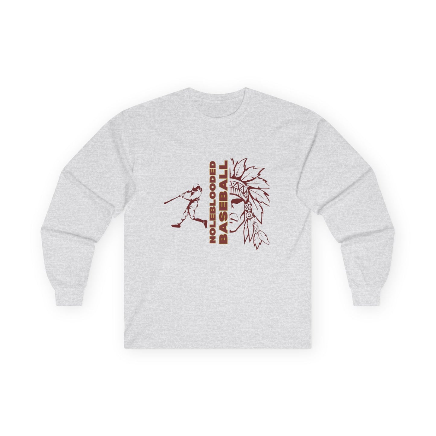 Noleblooded Athletics - Baseball Unisex Ultra Cotton Double-Sided, Long Sleeve Tee