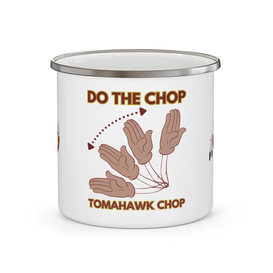 Roll Tribe - "DO THE CHOP" Enamel Camping Mug