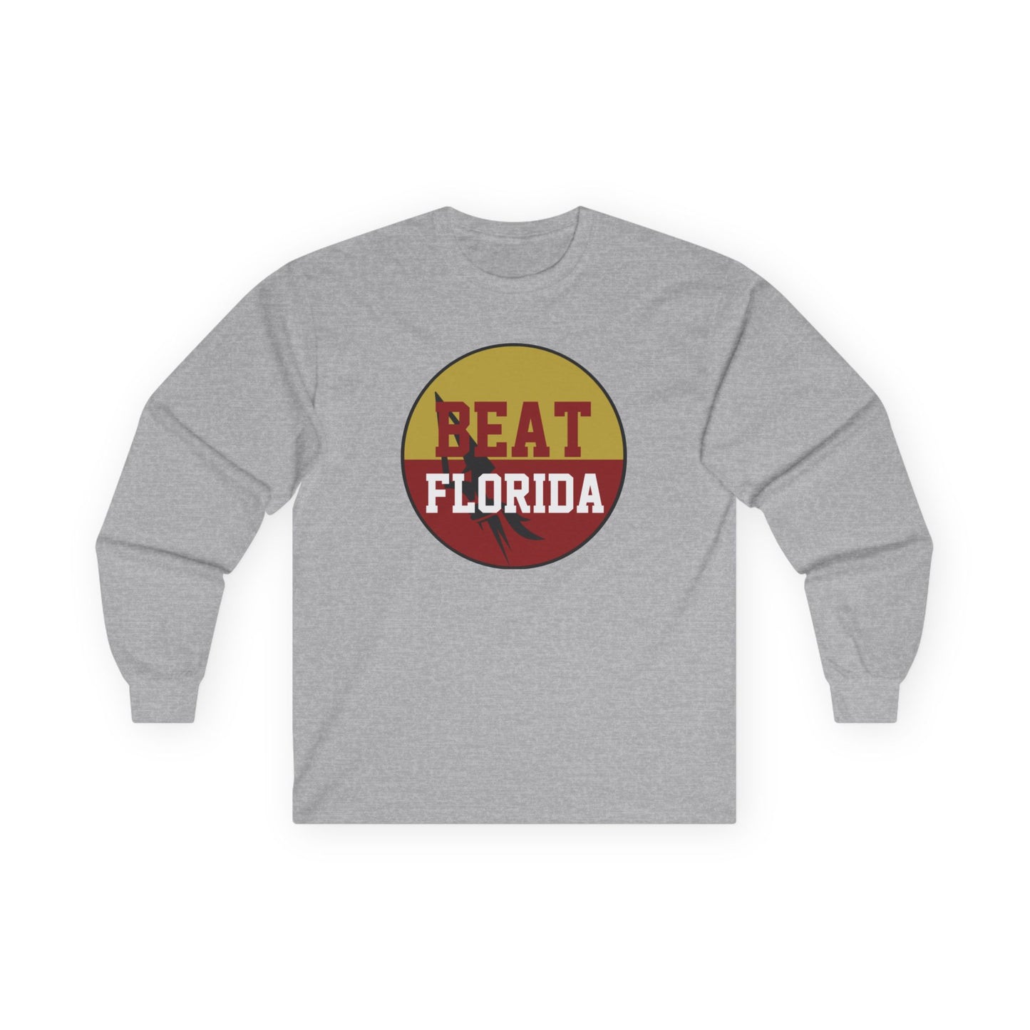 Gameday - "BEAT FLORIDA Button" Long Sleeve Tee