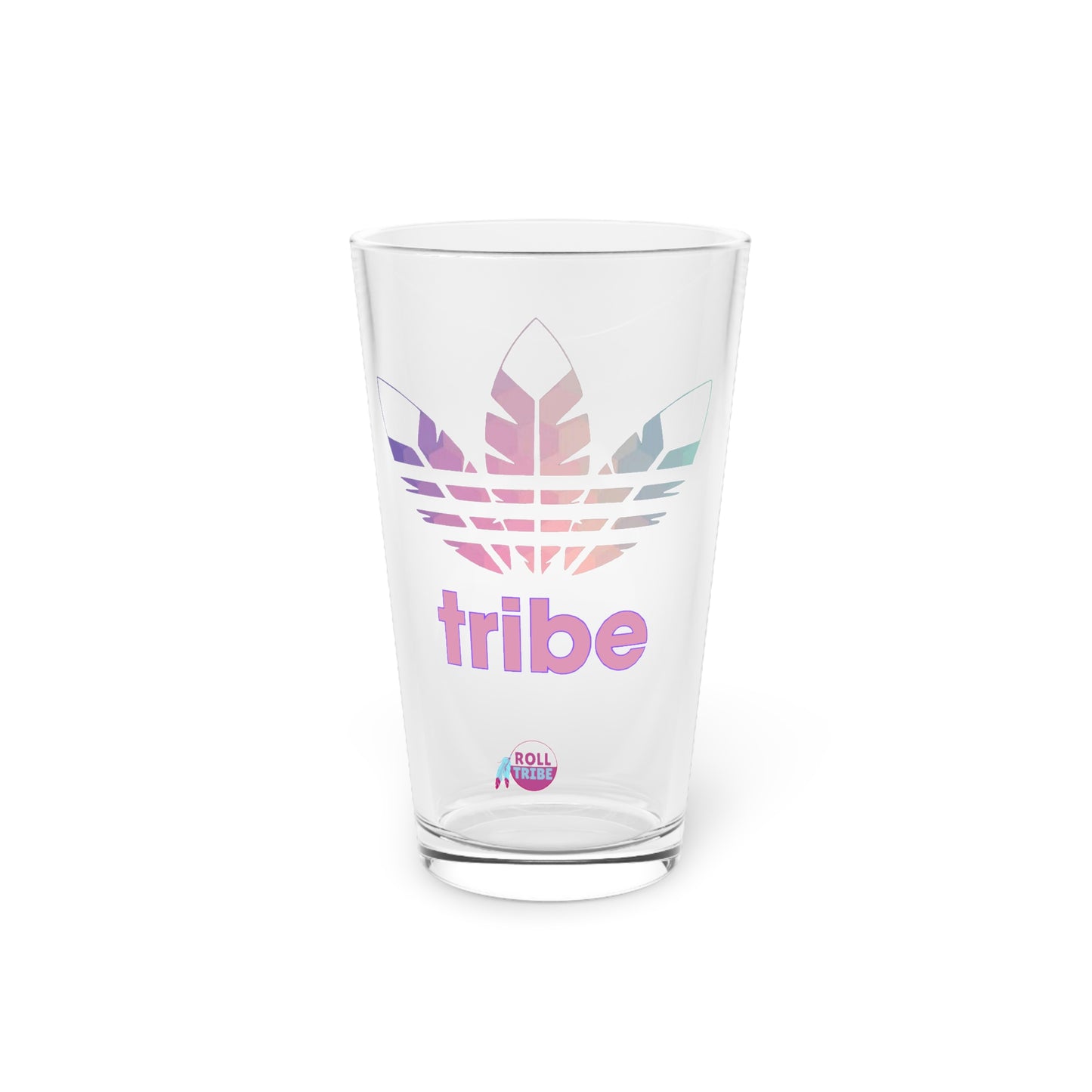 3 Feathers "Trippy Tribe" Pint Glass, 16oz