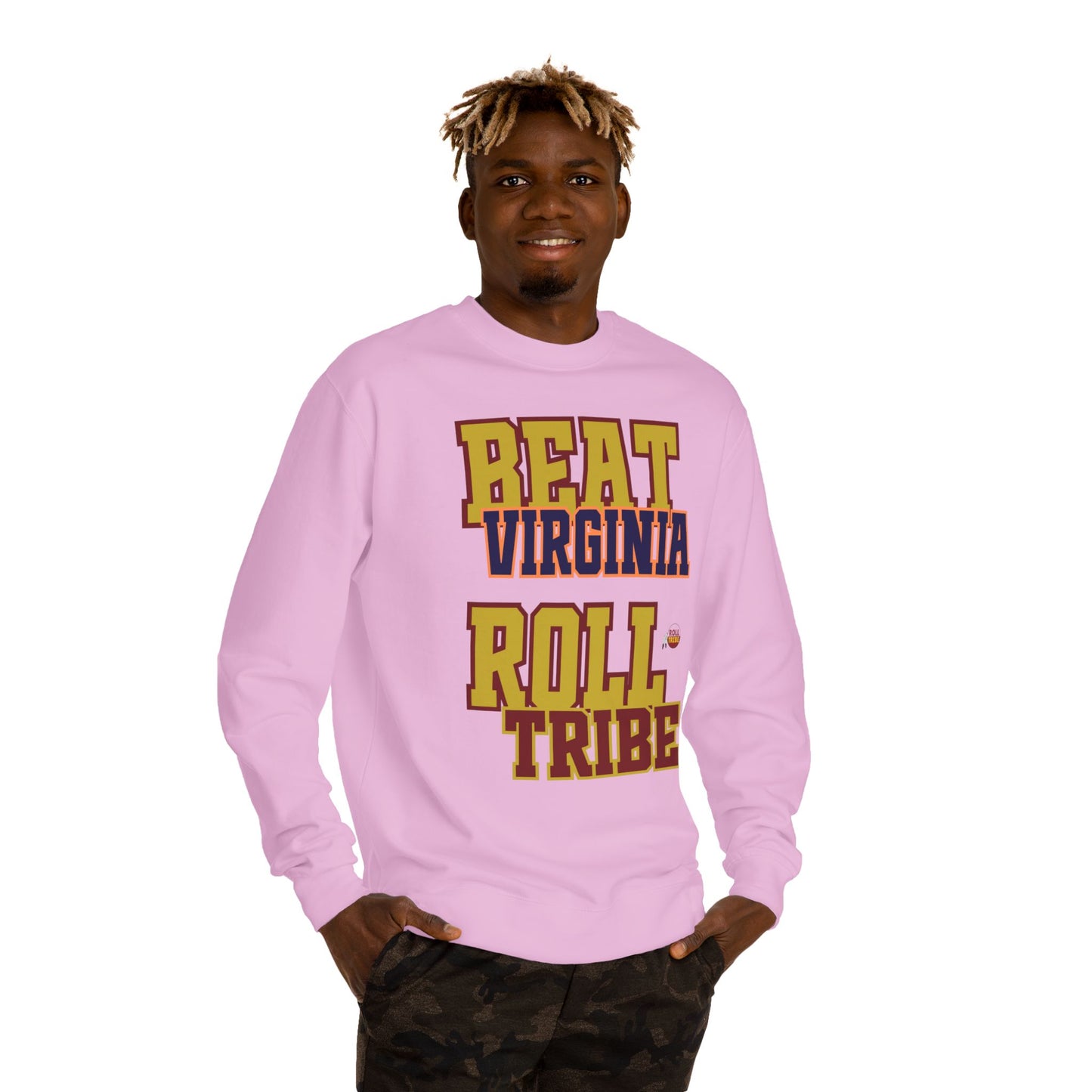 Roll Tribe "Beat Virginia" Unisex Crew Neck Sweatshirt
