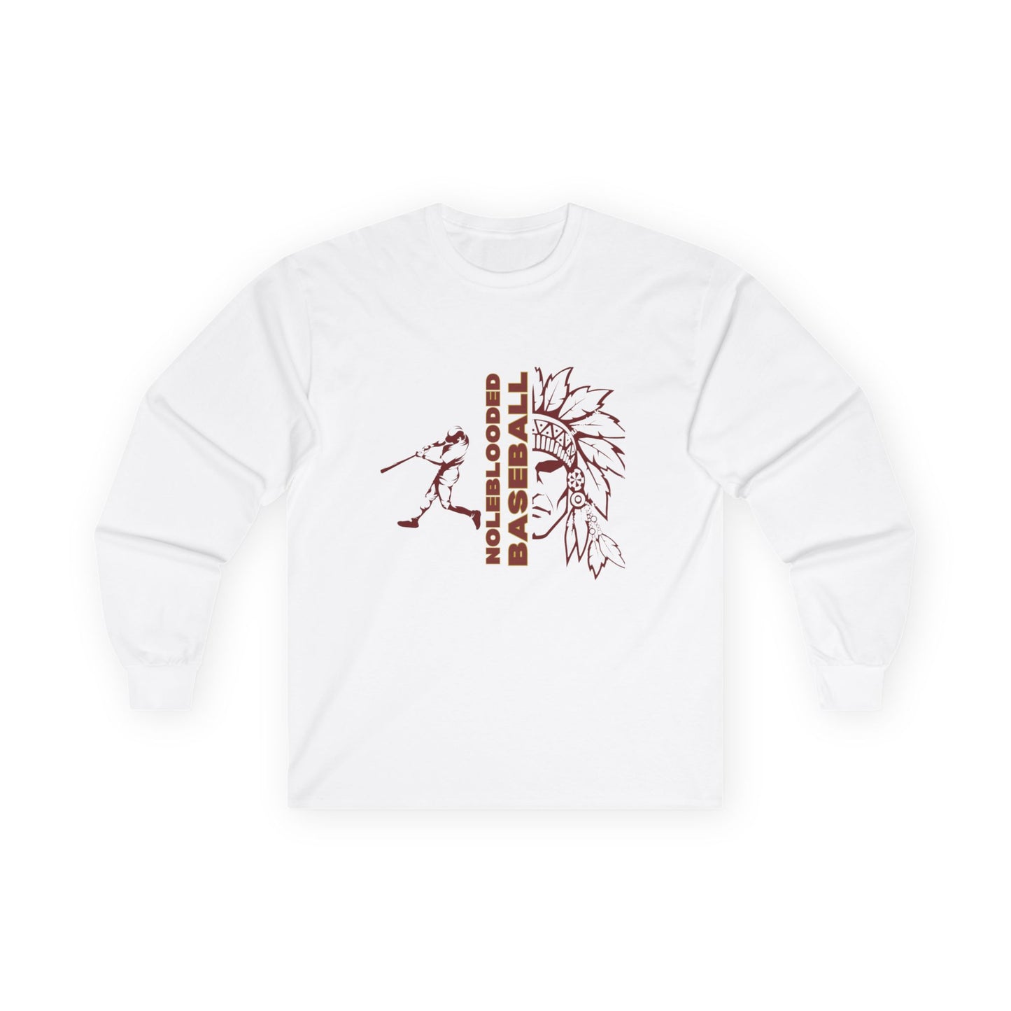 Noleblooded Athletics - Baseball Unisex Ultra Cotton Double-Sided, Long Sleeve Tee