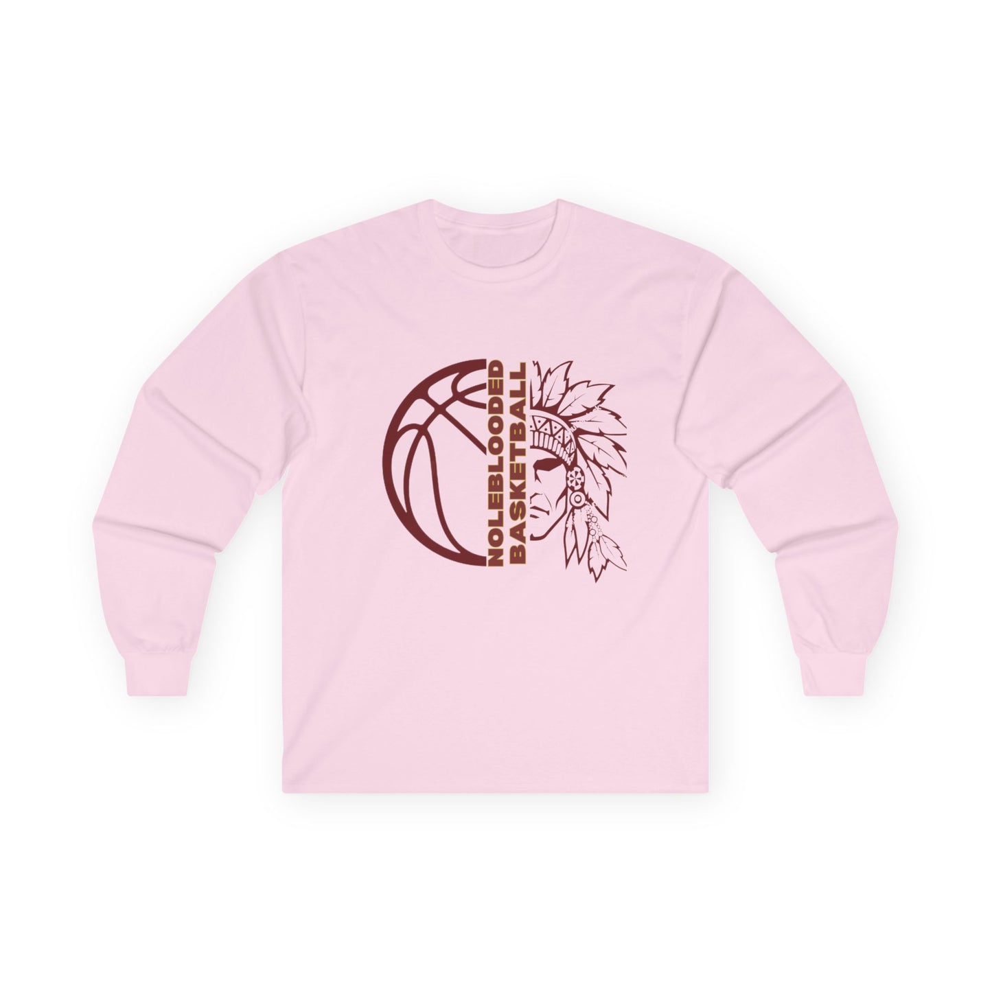 Noleblooded Athletics - Basketball Unisex Double-Sided, Long Sleeve Tee