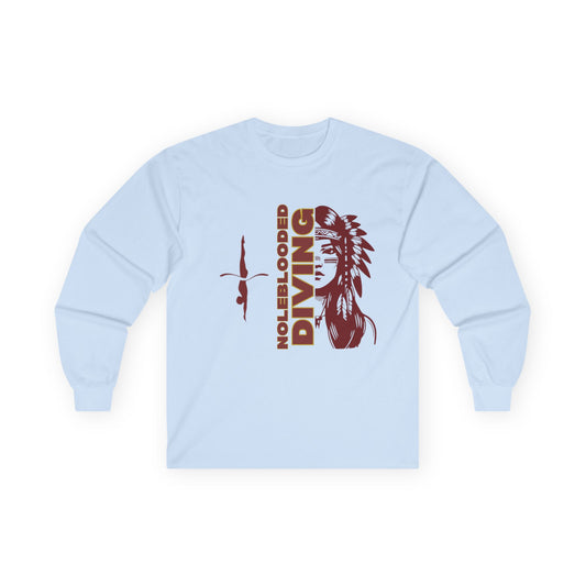 Noleblooded Athletics - Ladies Diving Unisex Double-Sided, Long Sleeve Tee