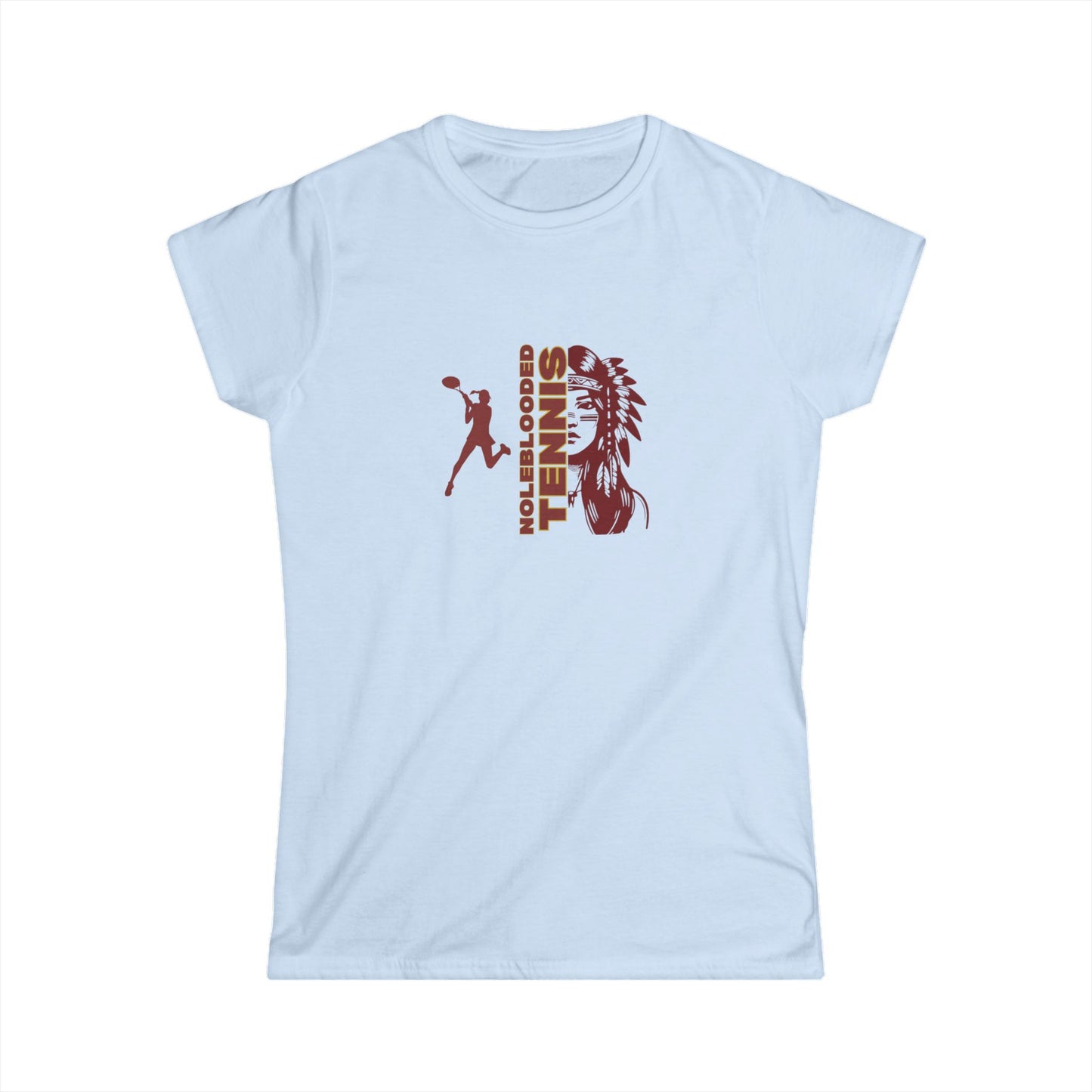 Women's Tennis Tribe Softstyle Tee - Playful Sports Graphic Shirt