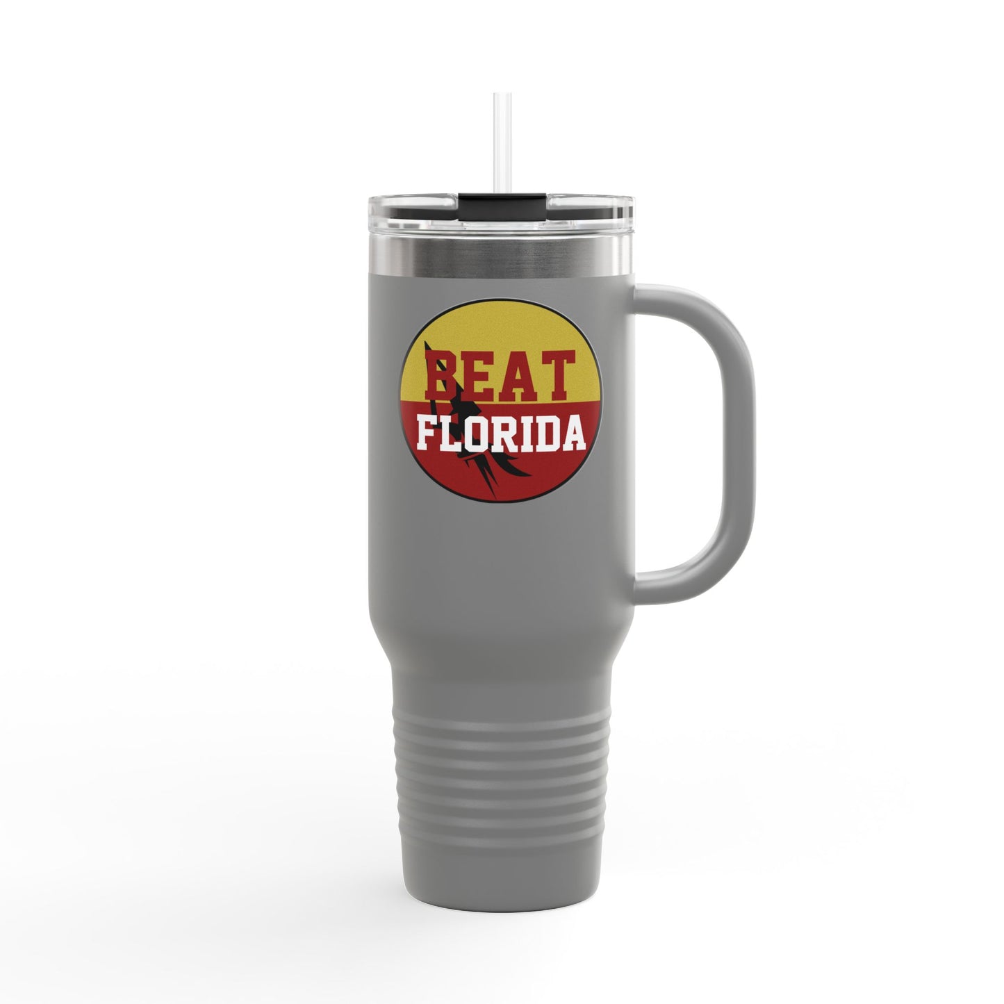 Gameday - "BEAT FLORIDA Button" Insulated Travel Mug 40oz Sports