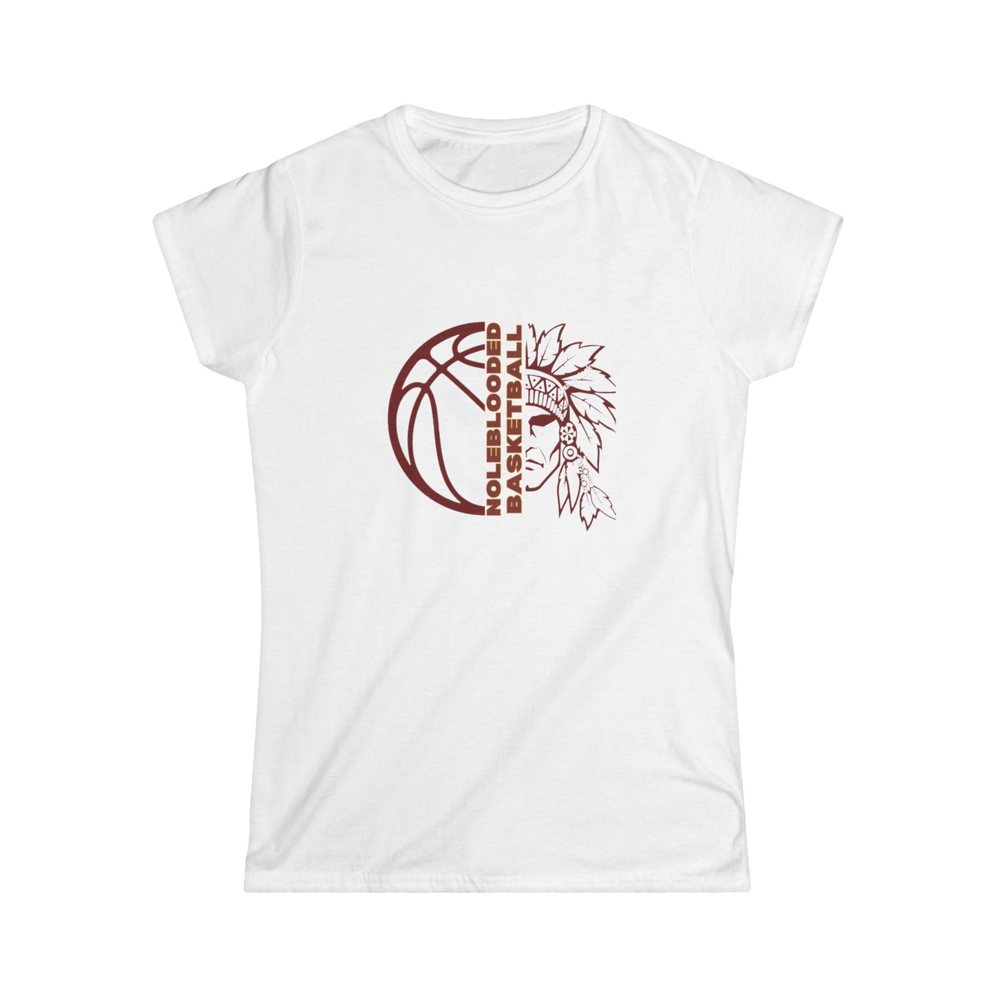Noleblooded Athletics - Basketball Softstyle, Double-Sided, Tee