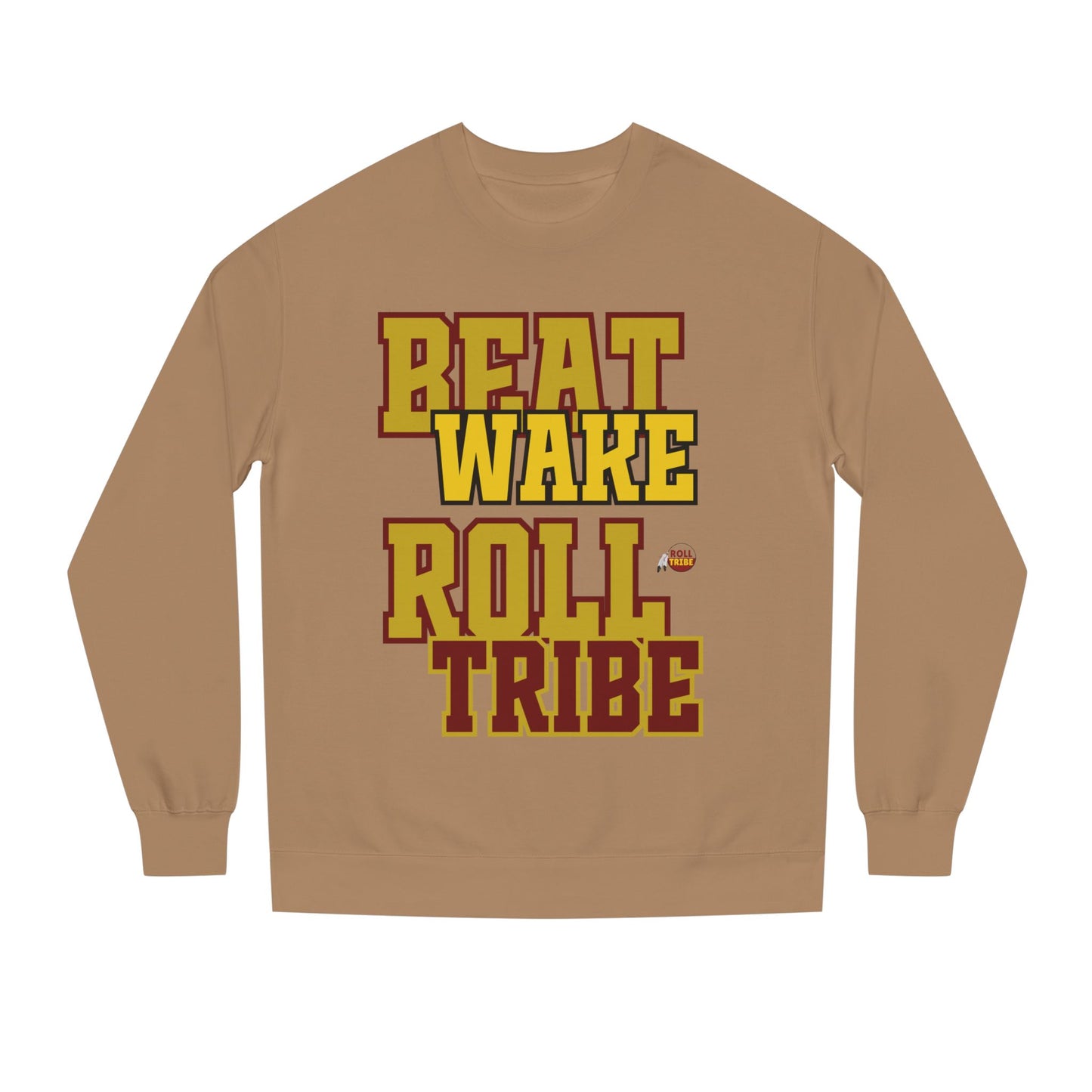 Roll Tribe "Beat Wake" Unisex Crew Neck Sweatshirt