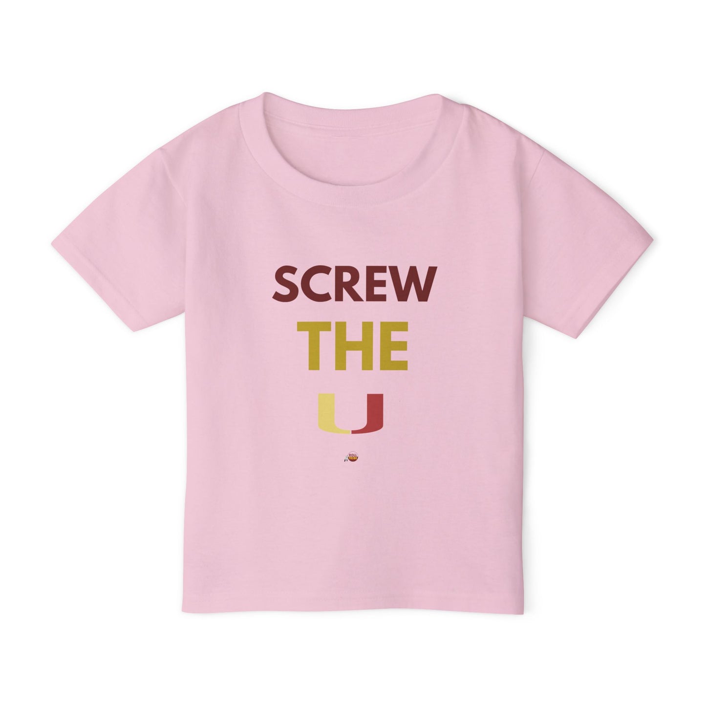 Screw the U Heavy Cotton Toddler Tee - Fun & Playful Shirt for Kids