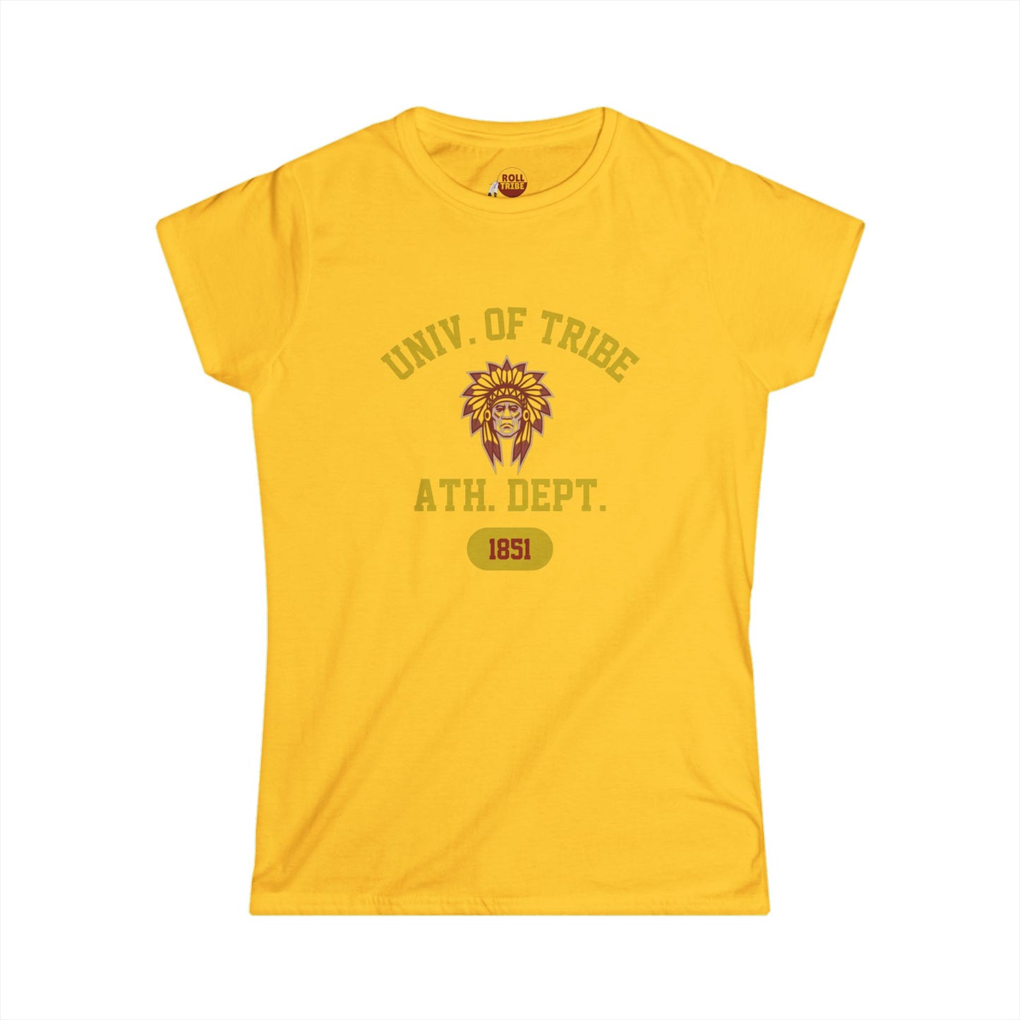 University of Tribe Athletic Dept. 1851 - Vintage Women's Softstyle Tee