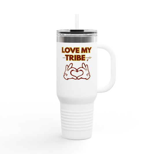 Roll Tribe - "Love My Tribe" Insulated Travel Mug - 40oz