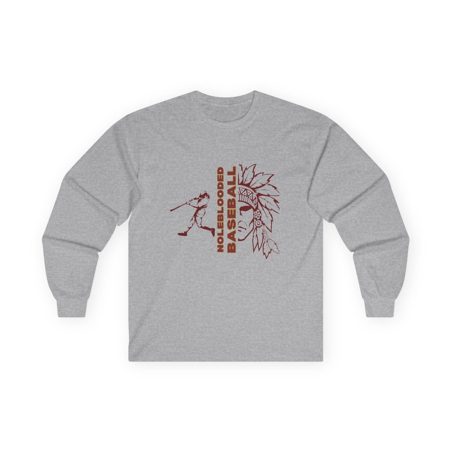 Noleblooded Athletics - Baseball Unisex Ultra Cotton Double-Sided, Long Sleeve Tee