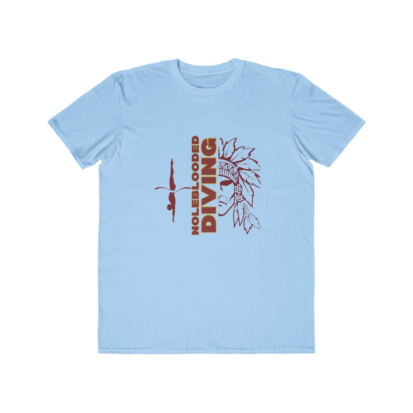 Noleblooded Athletics - Diving Men's Double-Sided, Lightweight Tee