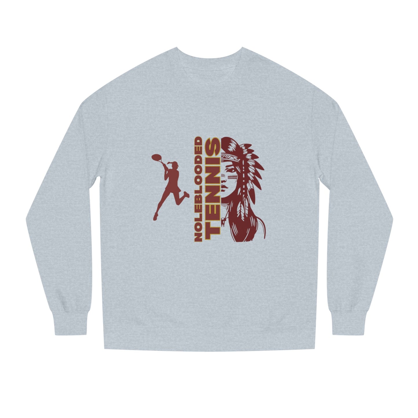 Noleblooded Athletics - Ladies Tennis Unisex Crew Neck Double-Sided, Sweatshirt
