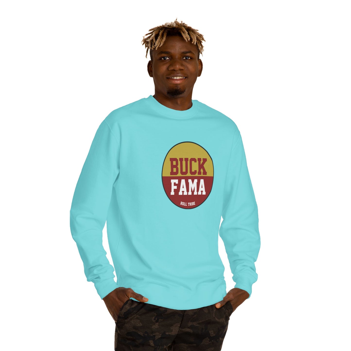 Gameday - "BUCK FAMA" Button Unisex Cozy & Trendy Sweatshirt