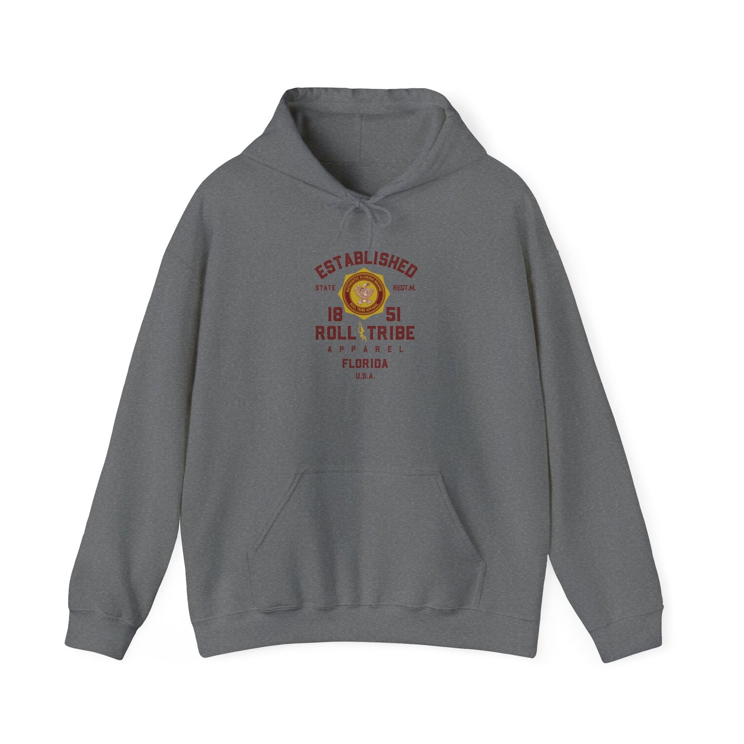 Roll Tribe - "Established 1851 Badge" Hooded Sweatshirt
