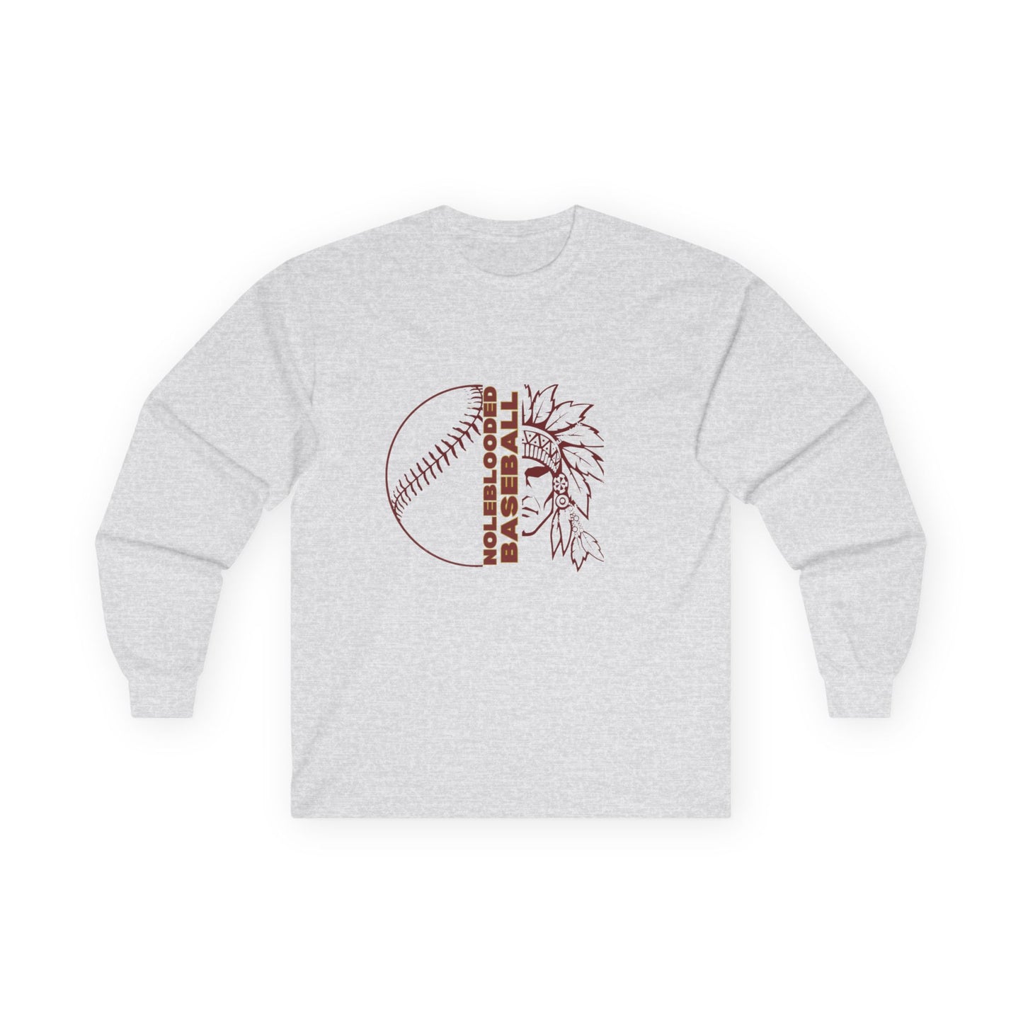Noleblooded Athletics - Baseball Unisex Double-Sided, Long Sleeve Tee