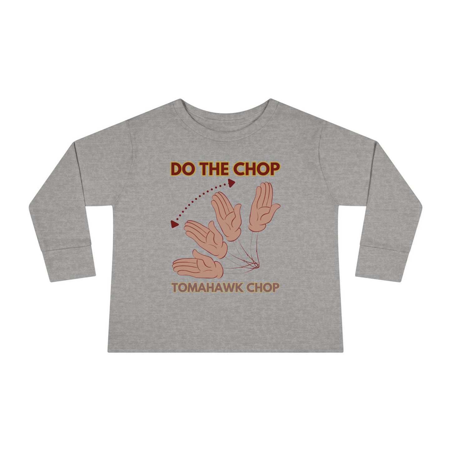 Roll Tribe - "DO THE CHOP" Toddler Double-Sided, Long Sleeve Tee